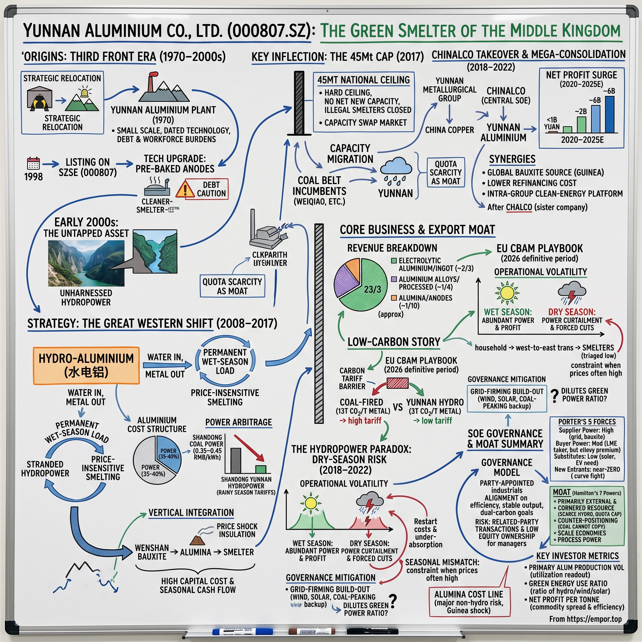 Yunnan Aluminium Co., Ltd. visual story map