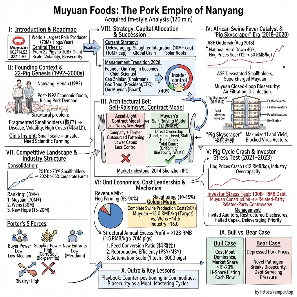 Muyuan Foods Co., Ltd. visual story map
