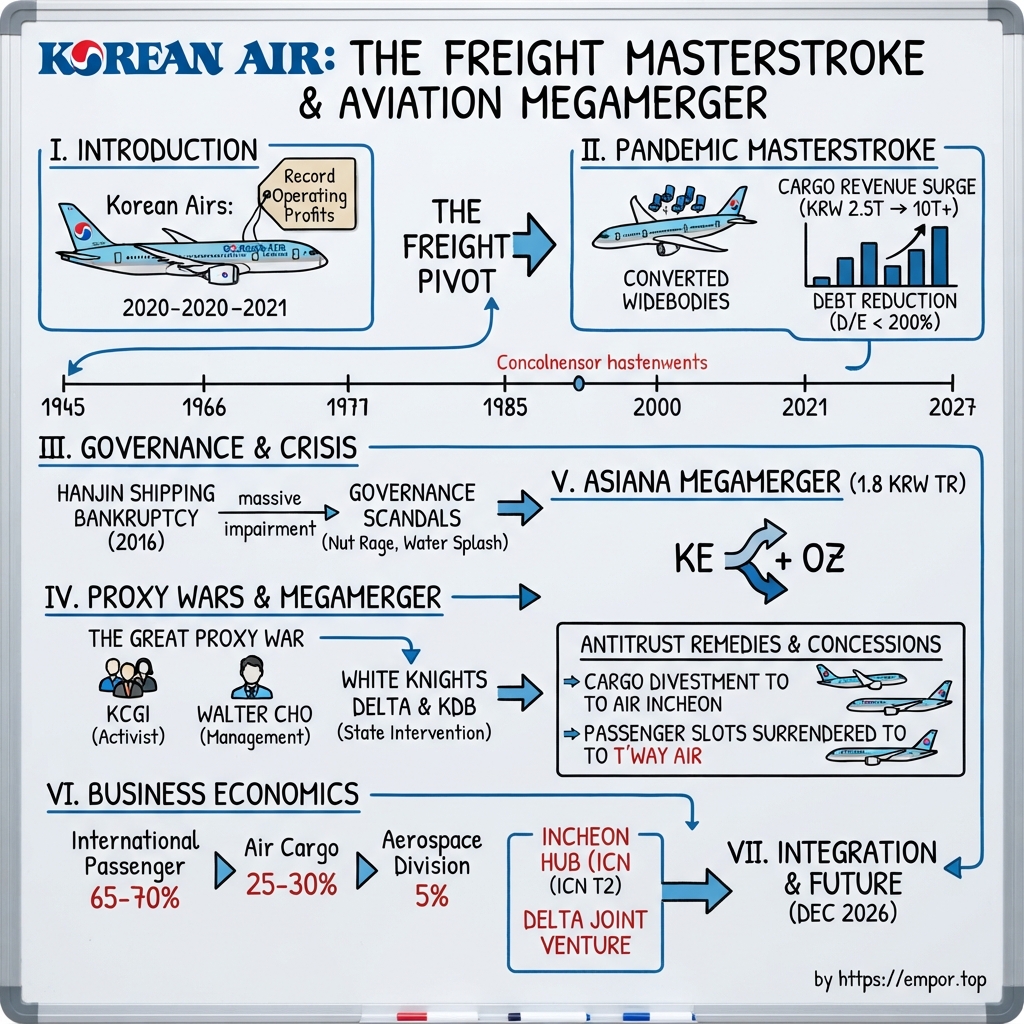 Korean Air Lines Co., Ltd. visual story map