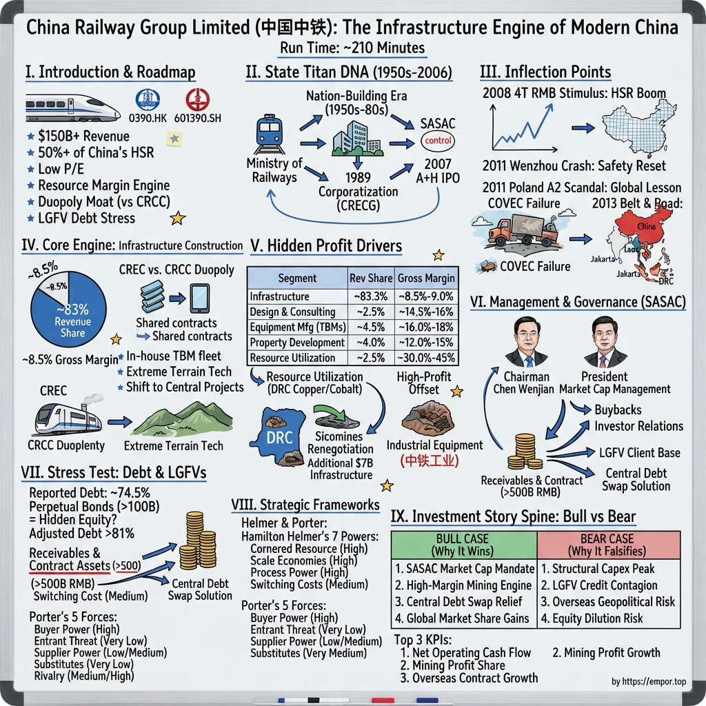 China Railway Group Limited visual story map