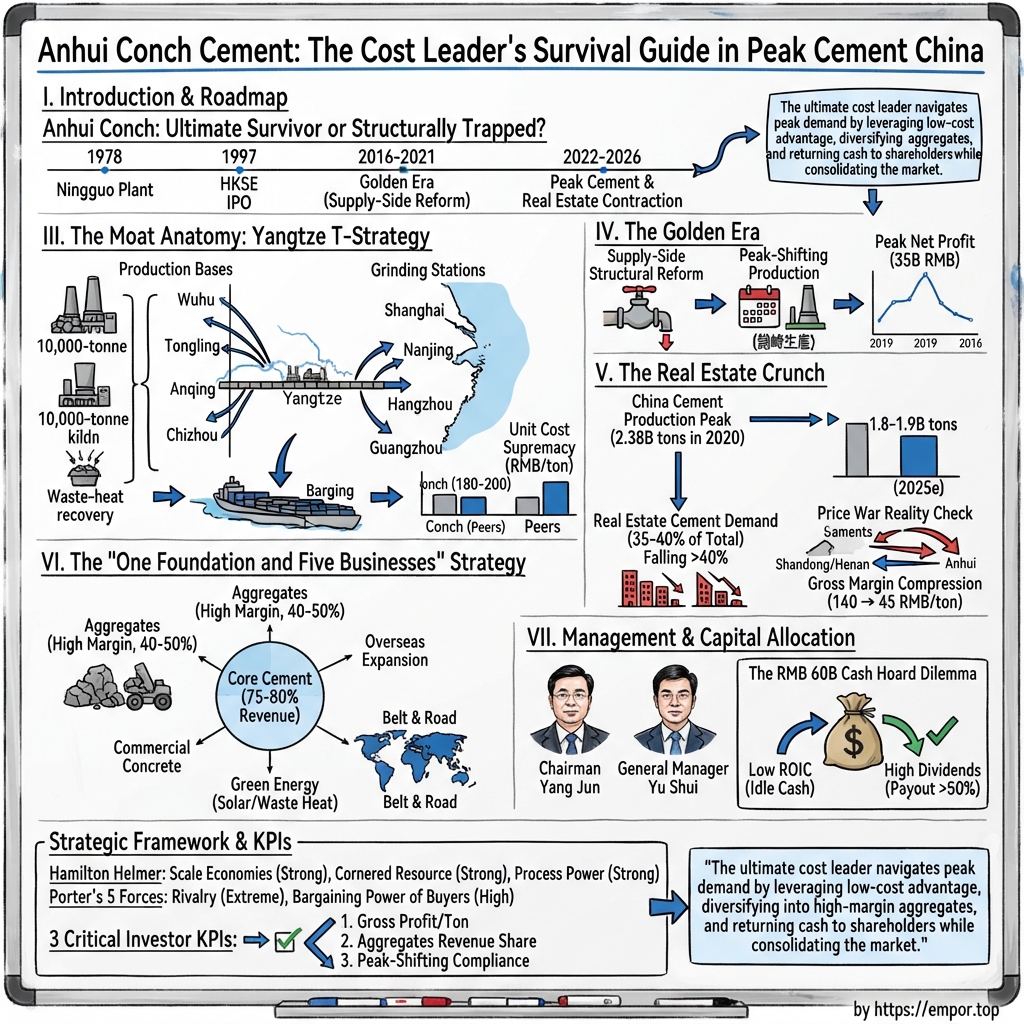 Anhui Conch Cement Company Limited visual story map