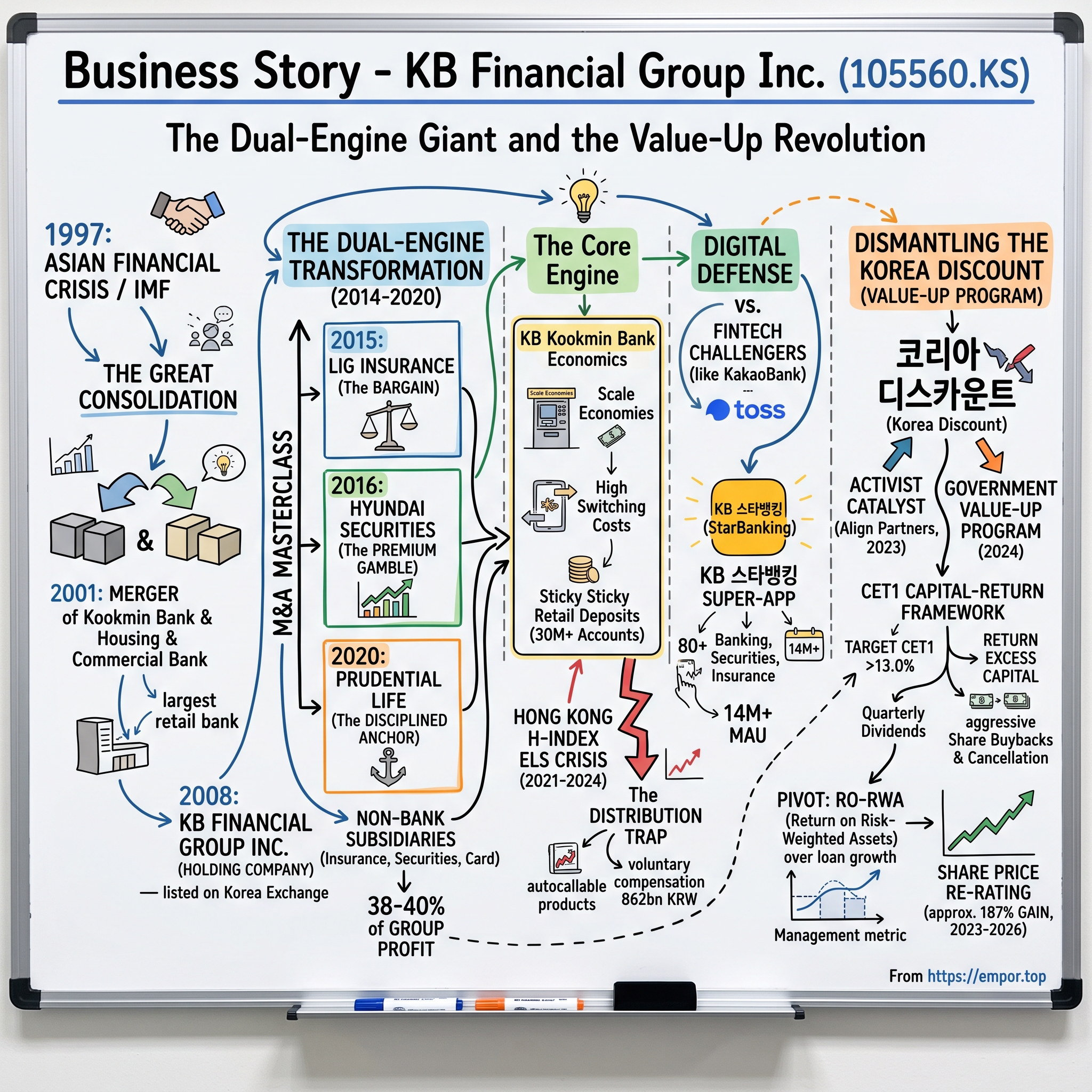 KB Financial Group Inc. visual story map