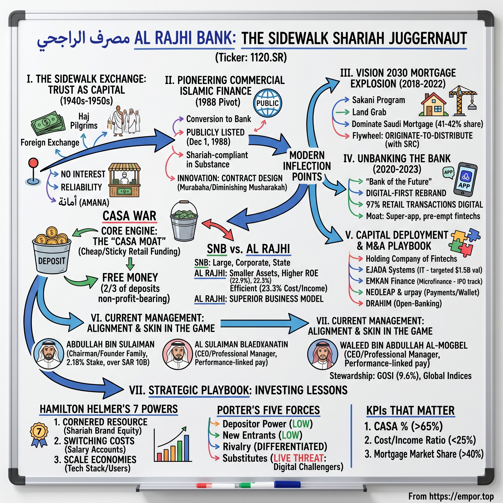 Al Rajhi Banking and Investment Corporation visual story map
