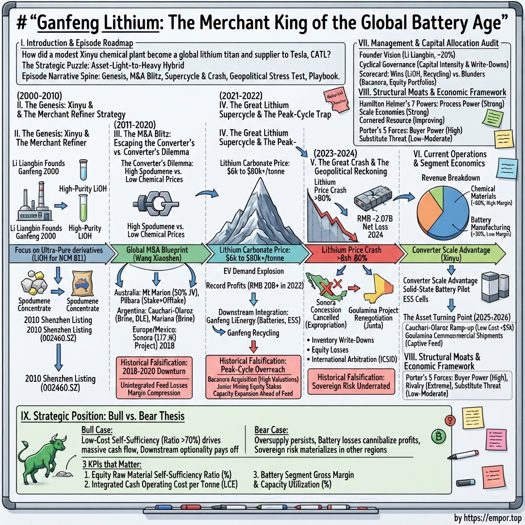 Ganfeng Lithium Co., Limited visual story map