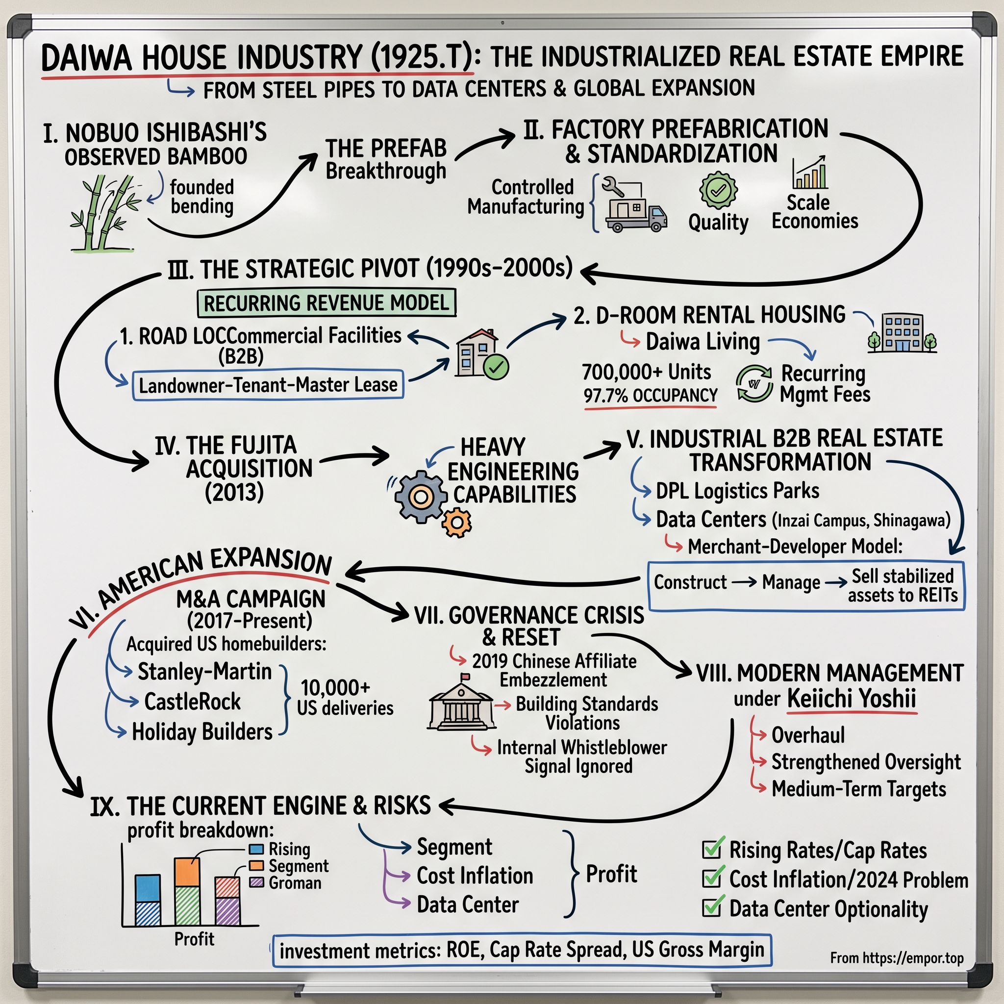 Daiwa House Industry Co., Ltd. visual story map