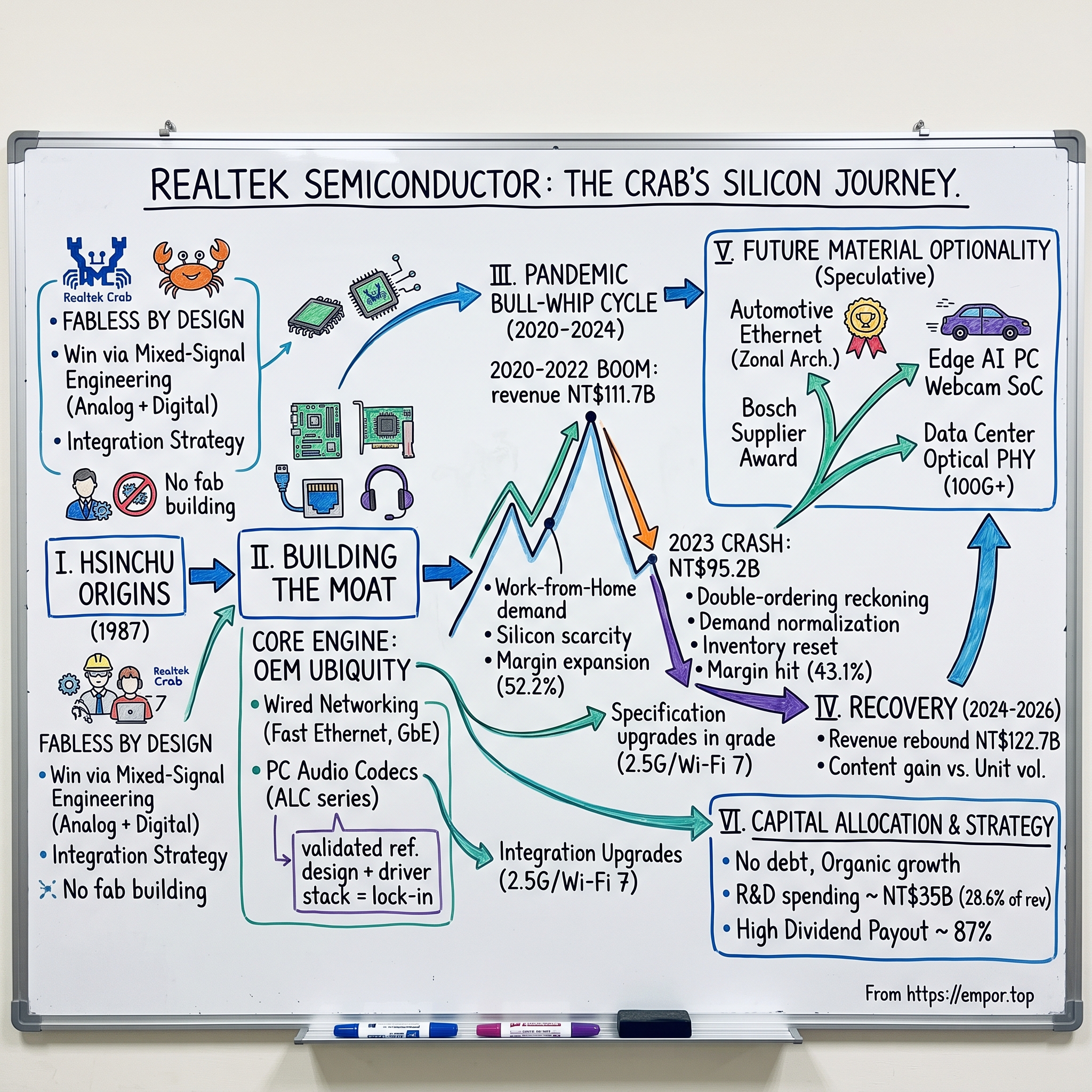Realtek Semiconductor Corp. visual story map