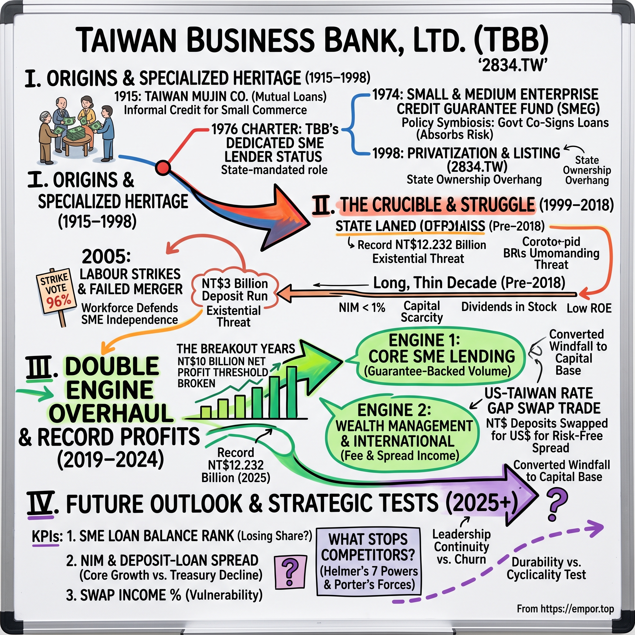 Taiwan Business Bank, Ltd. visual story map