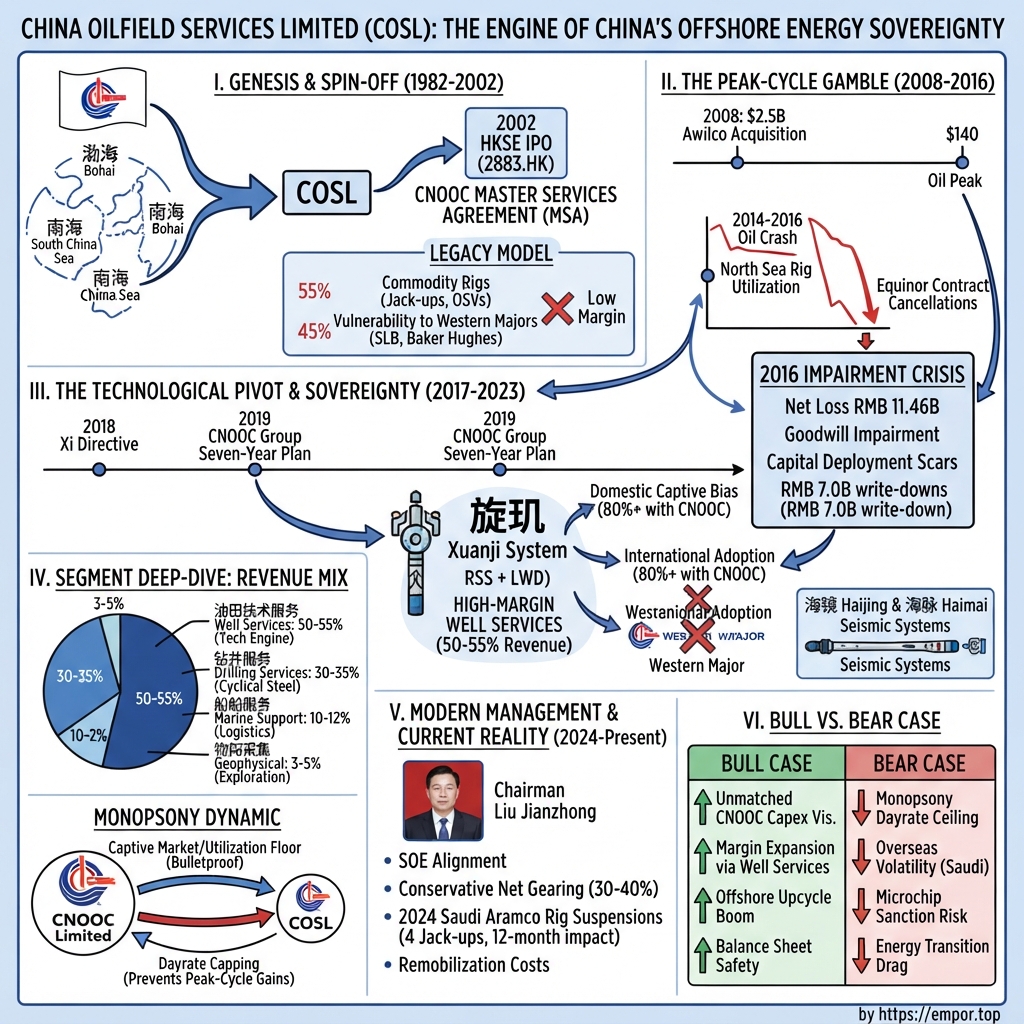 China Oilfield Services Limited visual story map