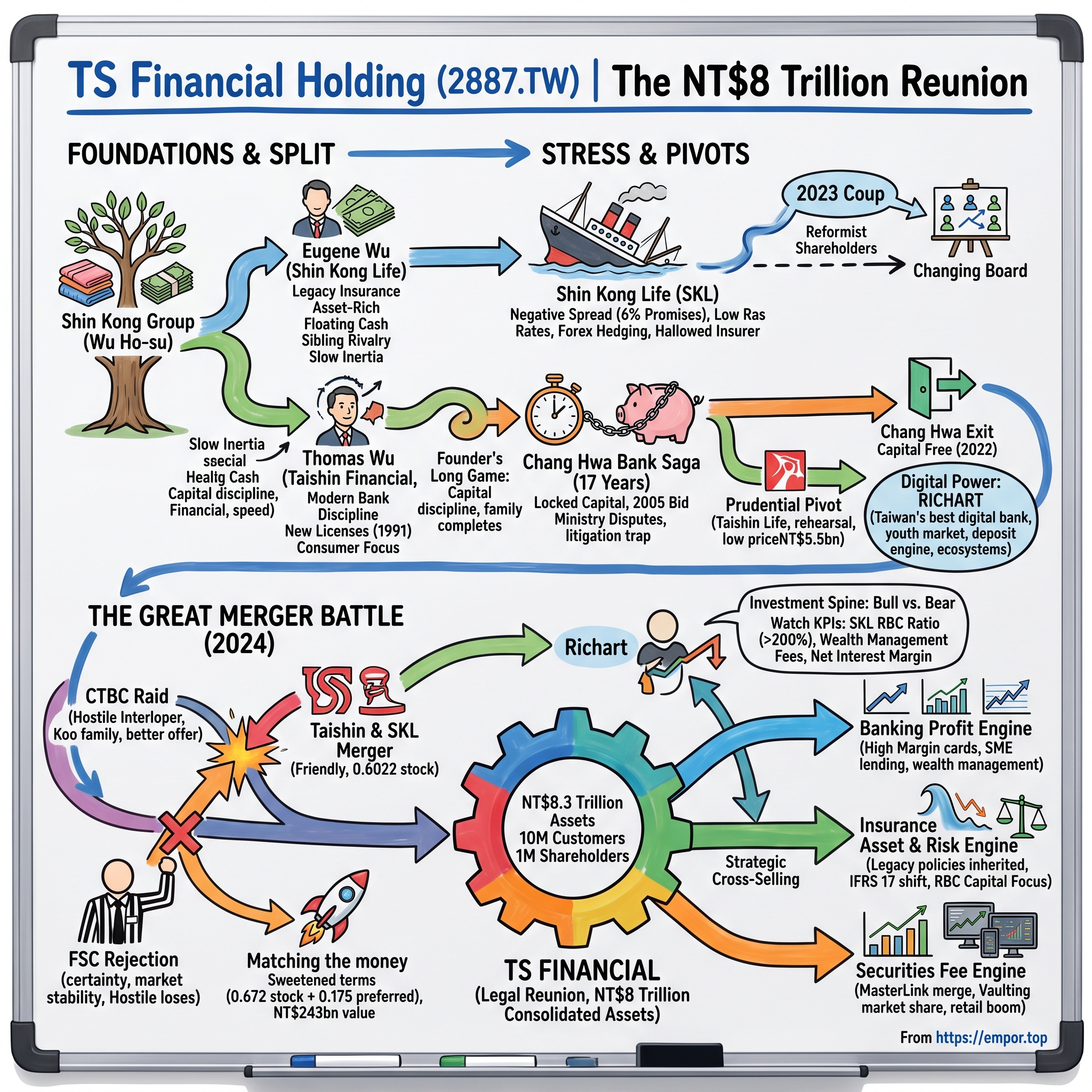 TS Financial Holding Co., Ltd. visual story map
