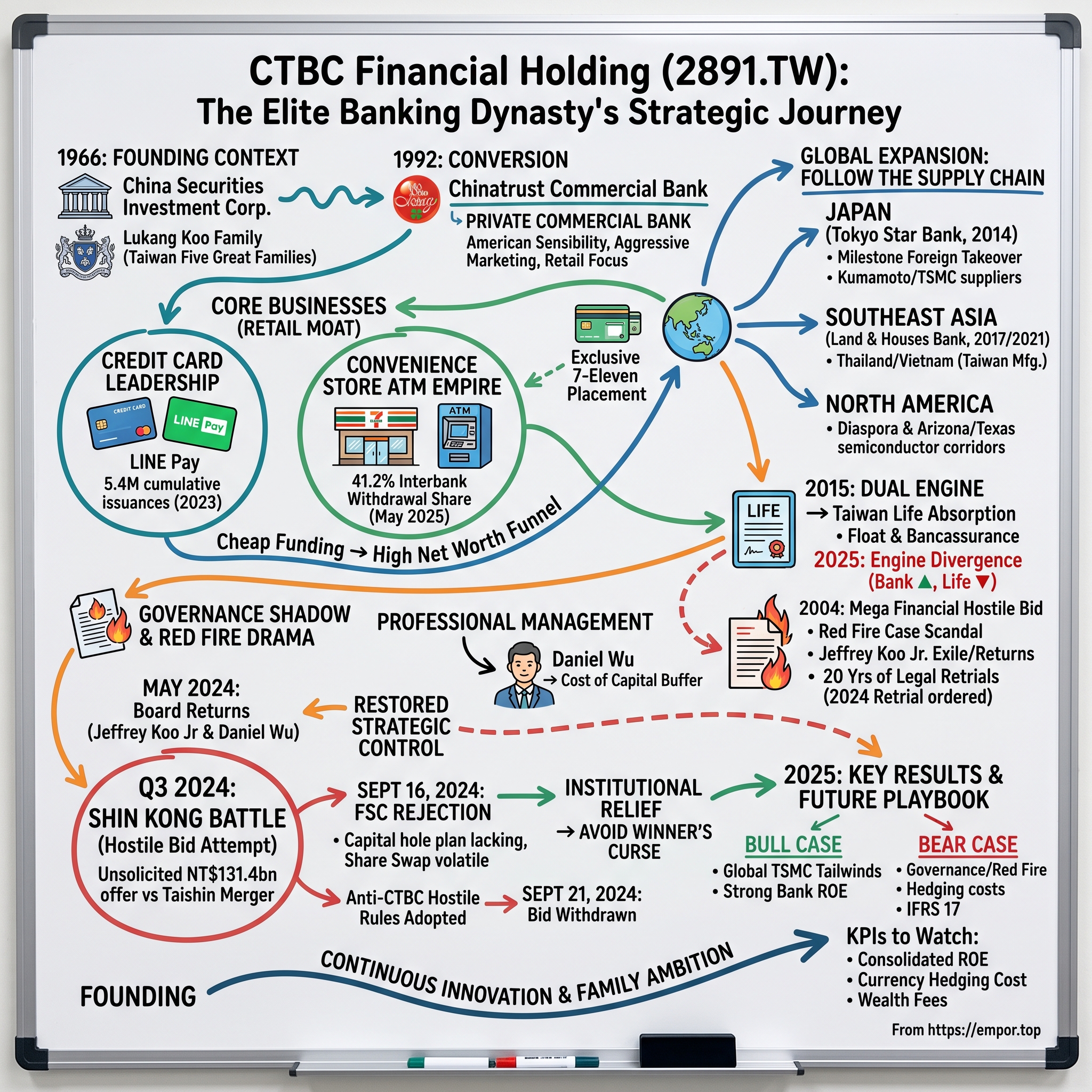 CTBC Financial Holding Co., Ltd. visual story map