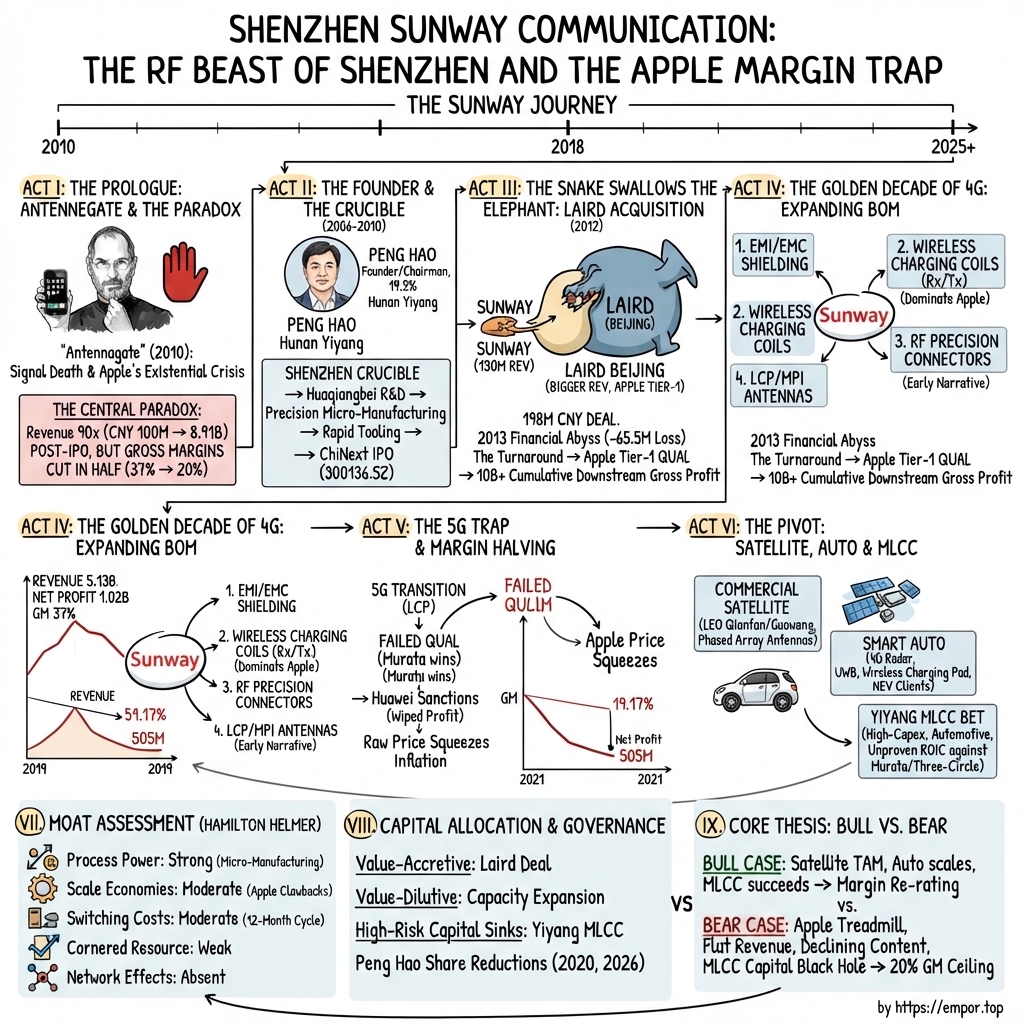 Shenzhen Sunway Communication Co., Ltd. visual story map