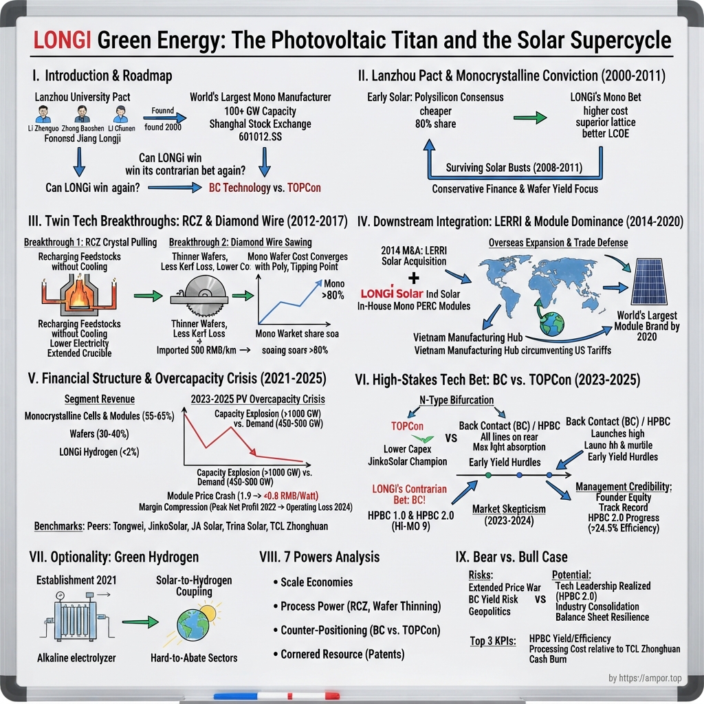 LONGi Green Energy Technology Co., Ltd. visual story map