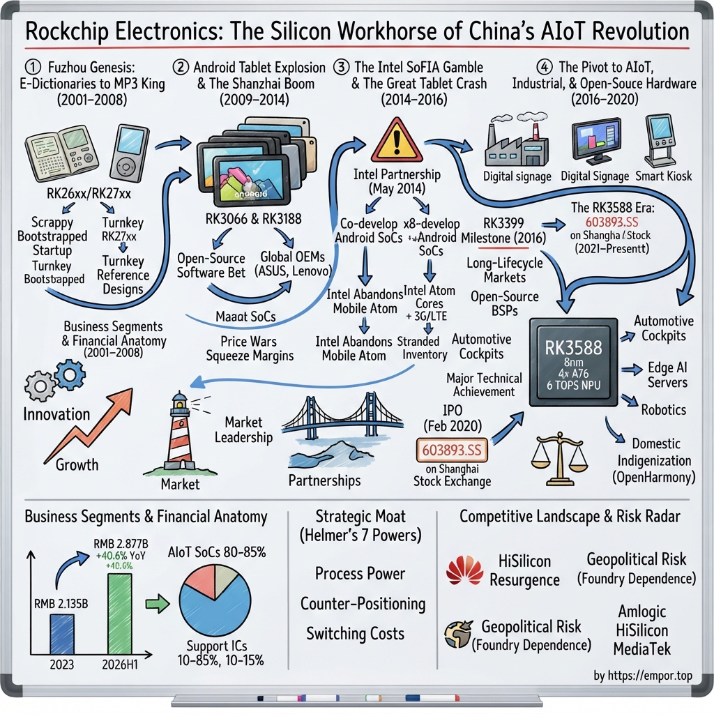 Rockchip Electronics Co., Ltd. visual story map