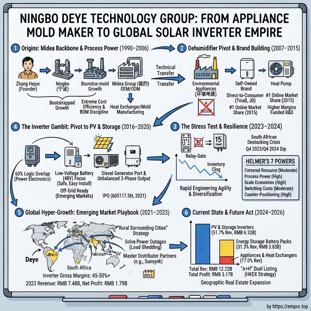 Ningbo Deye Technology Group Co., Ltd. visual story map