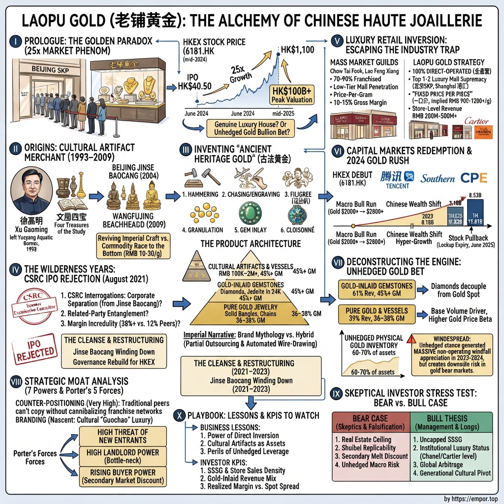 Laopu Gold Co., Ltd. visual story map