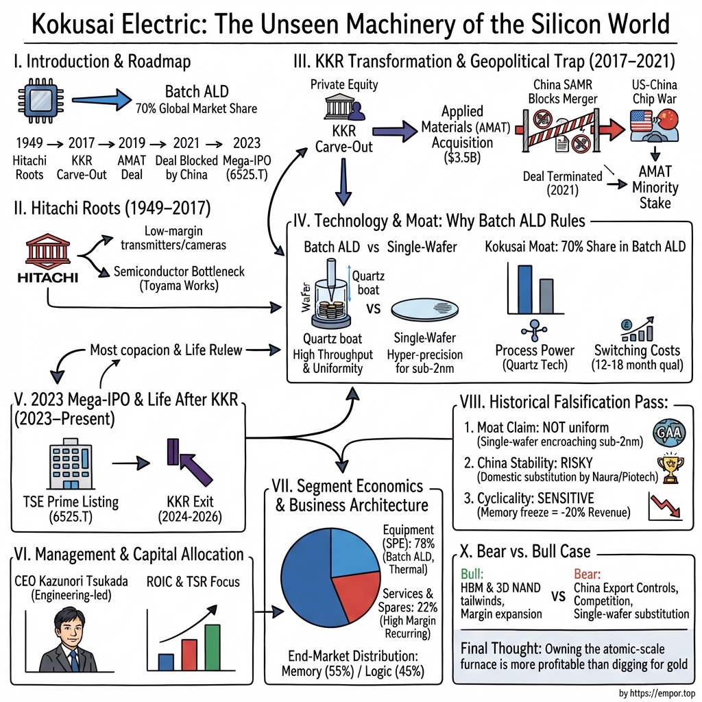 Kokusai Electric Corporation visual story map