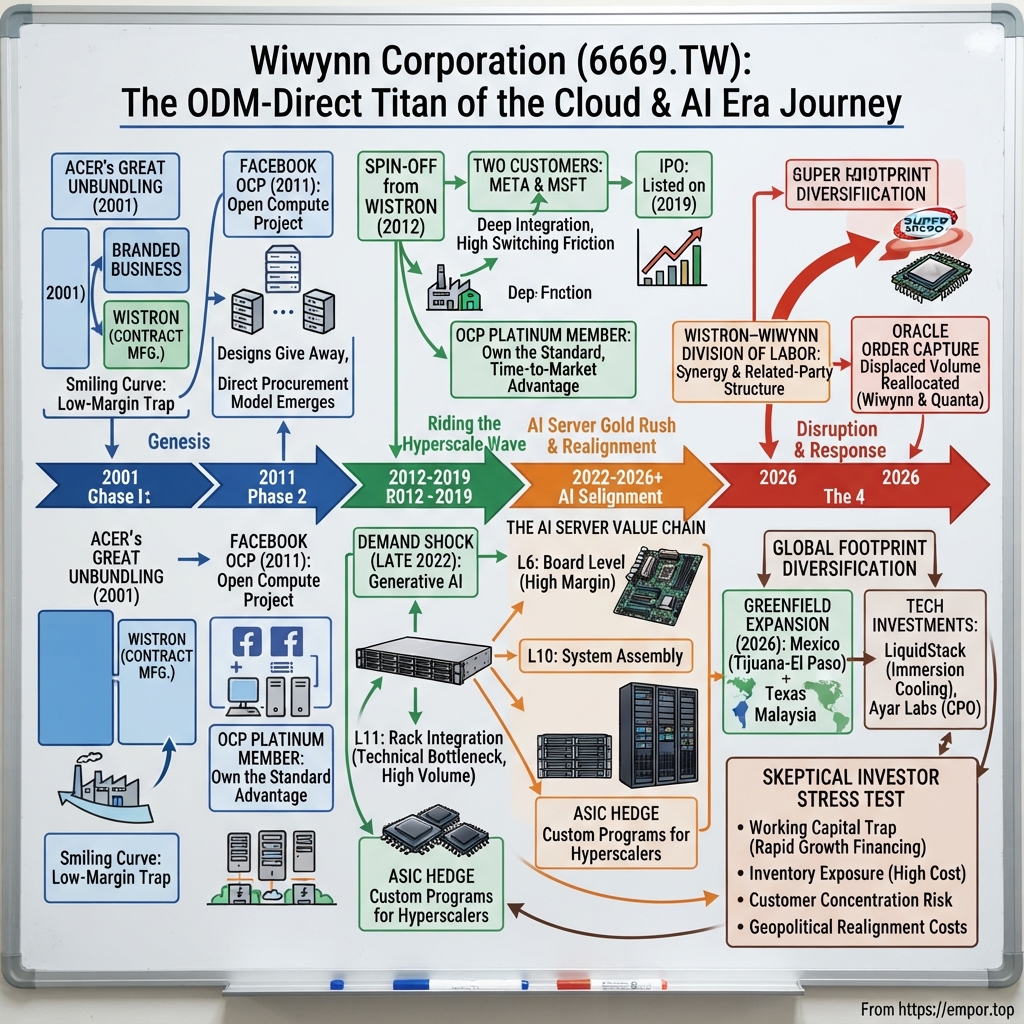 Wiwynn Corporation visual story map