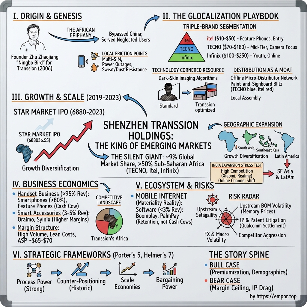 Shenzhen Transsion Holdings Co., Ltd. visual story map