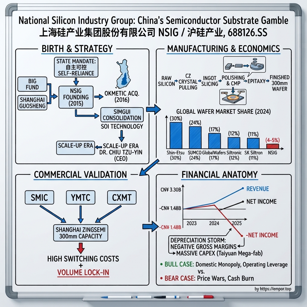 National Silicon Industry Group Co., Ltd. visual story map