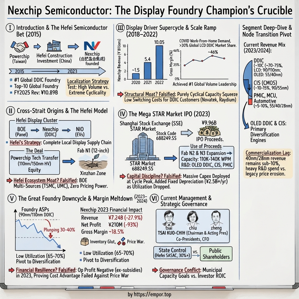 Nexchip Semiconductor Corporation visual story map