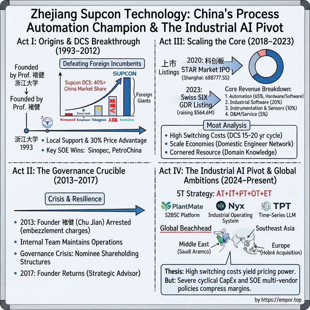 Zhejiang Supcon Technology Co., Ltd. visual story map