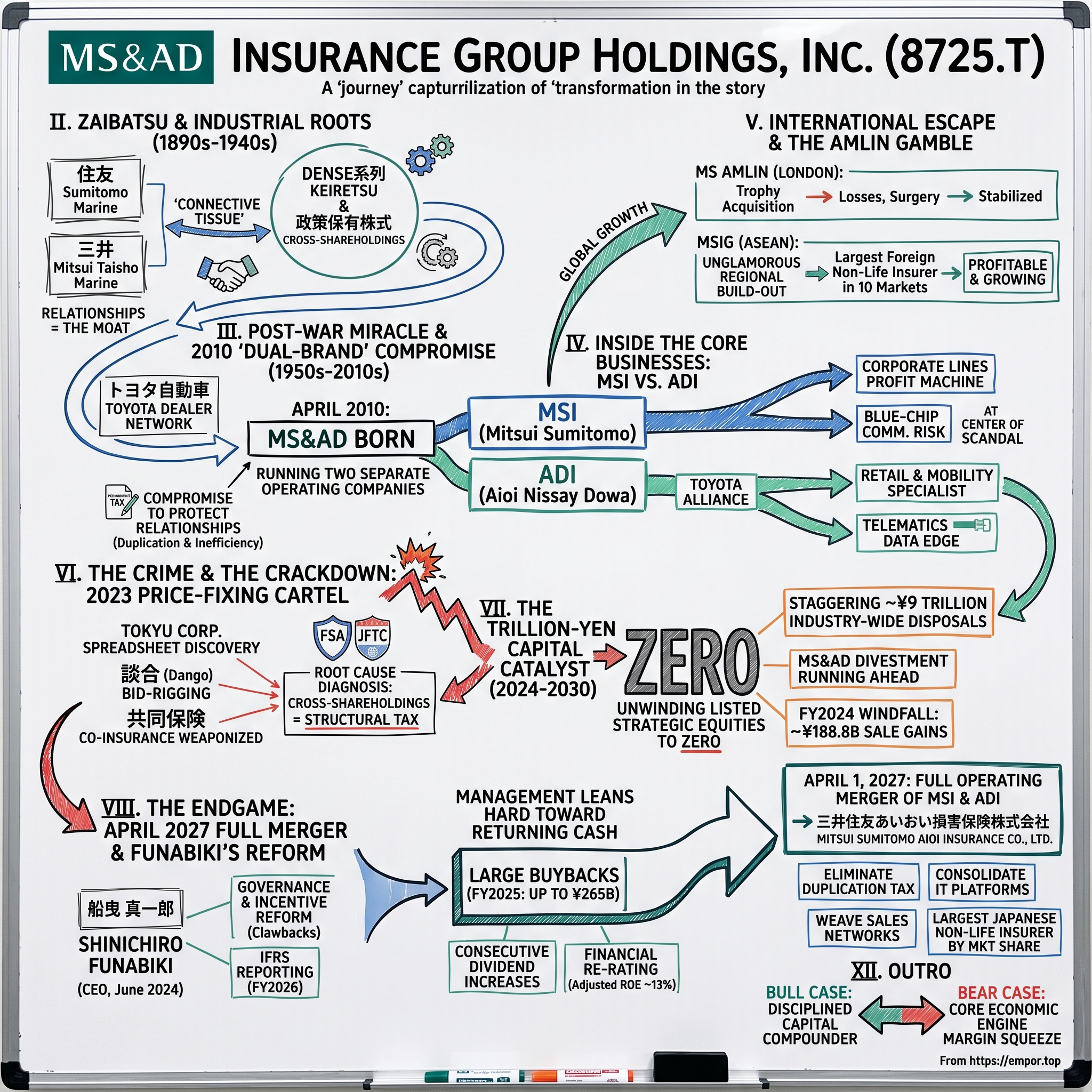 MS&AD Insurance Group Holdings, Inc. visual story map