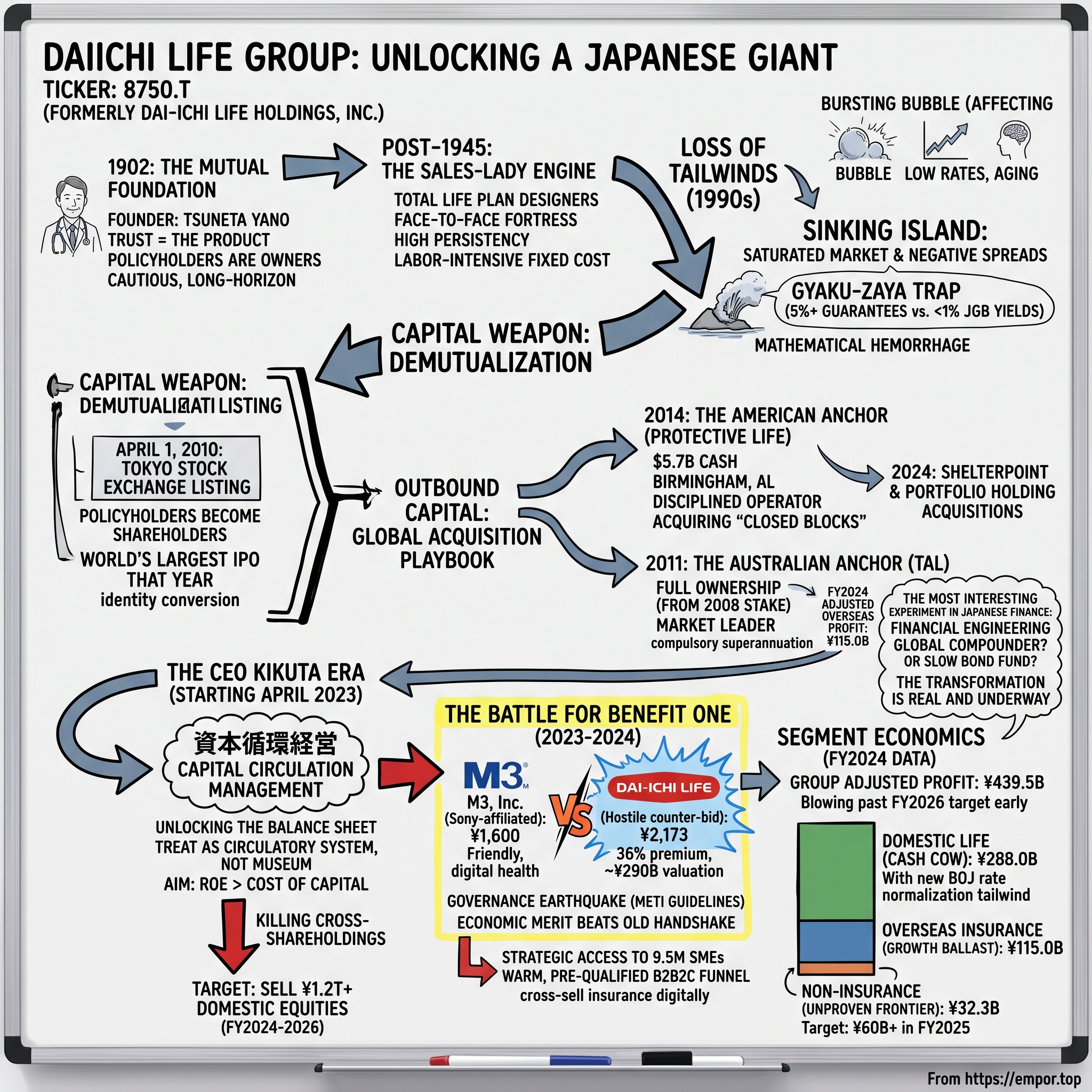 Dai-ichi Life Holdings, Inc. visual story map
