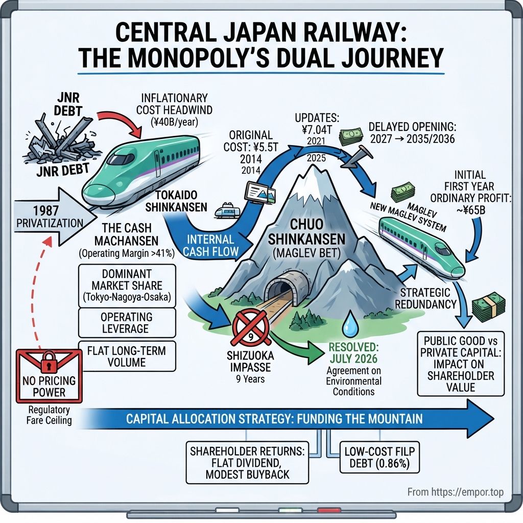 Central Japan Railway Company visual story map