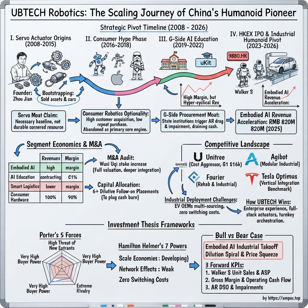 UBTECH Robotics Corp Ltd visual story map