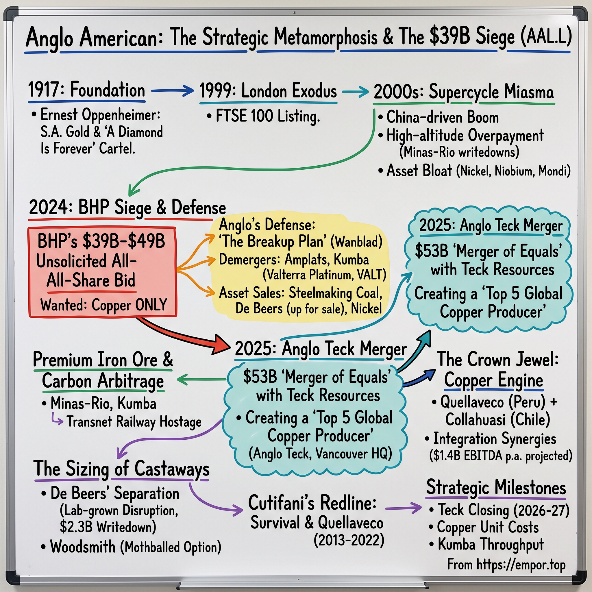 Anglo American plc visual story map