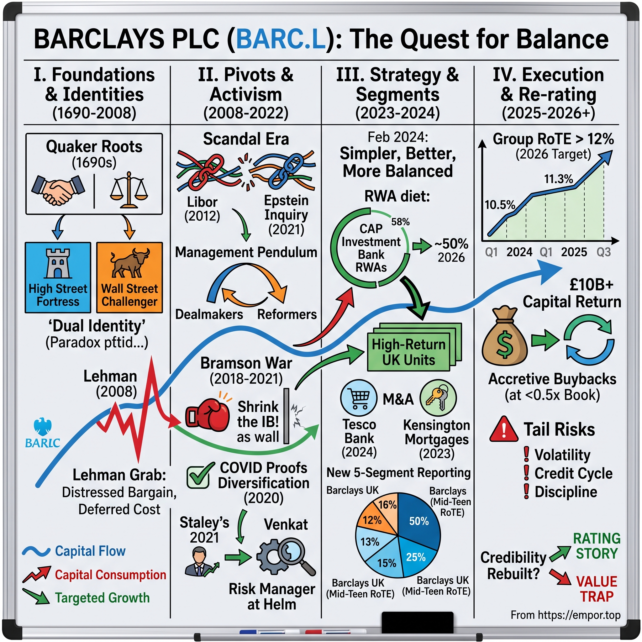Barclays PLC visual story map