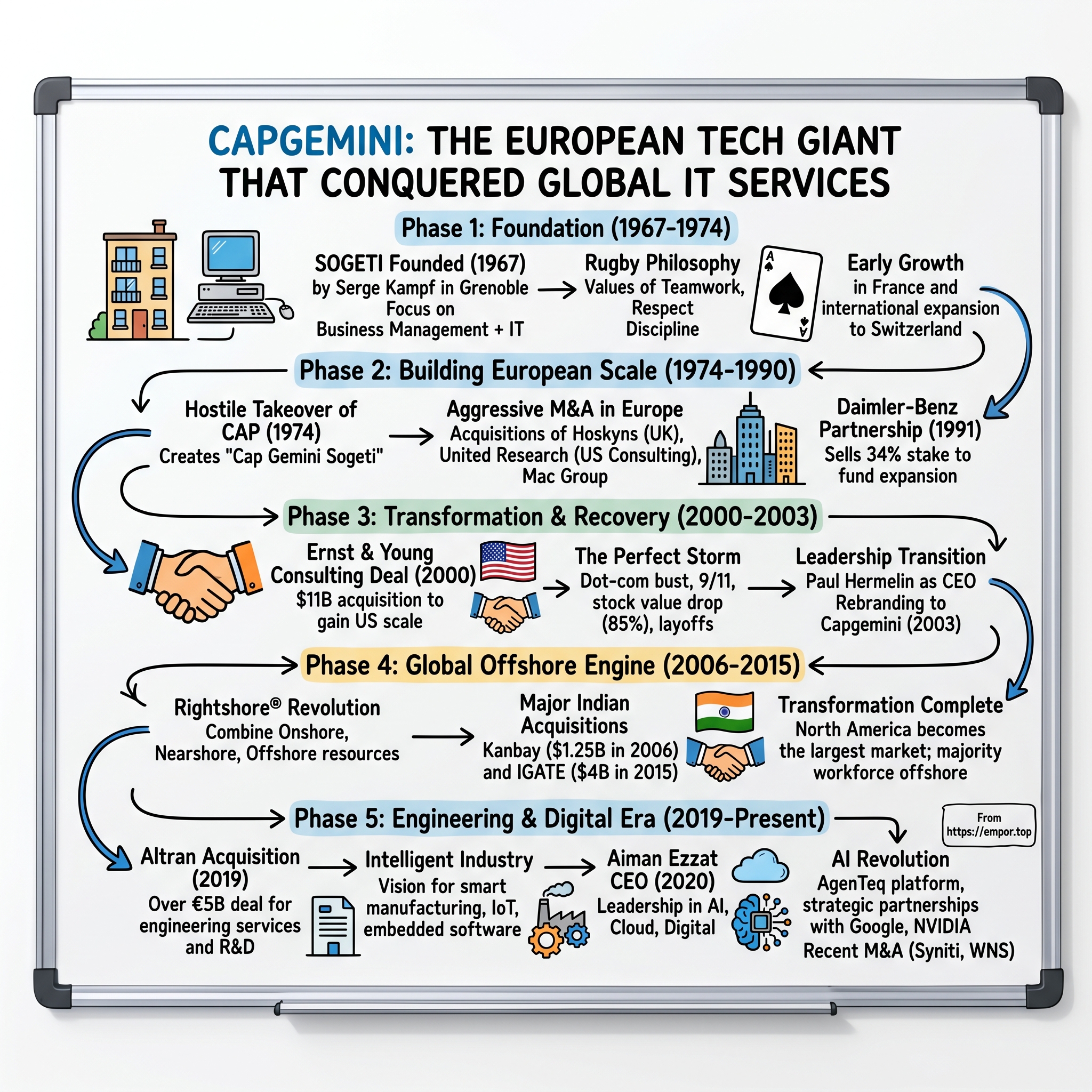 Capgemini visual story map
