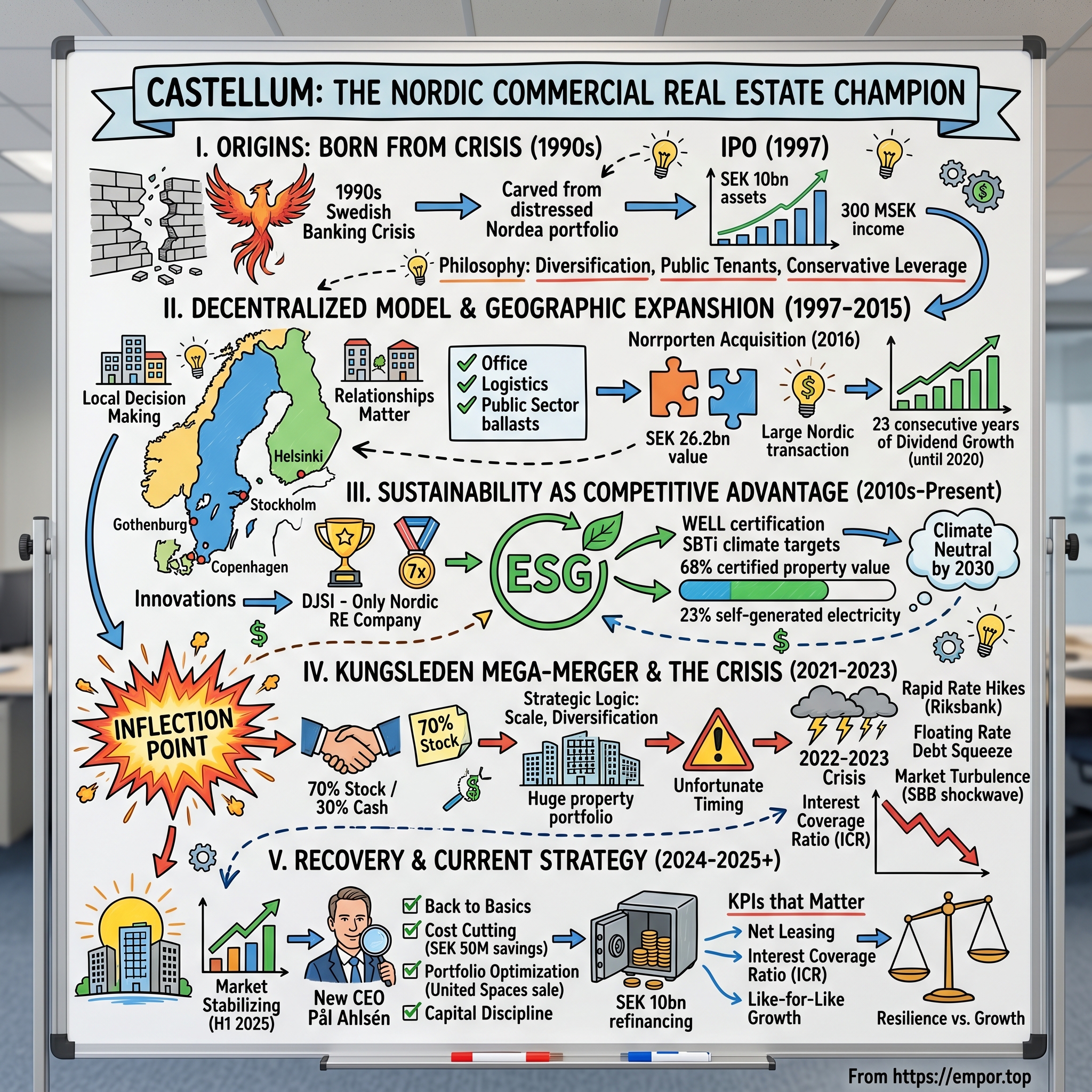 Castellum visual story map