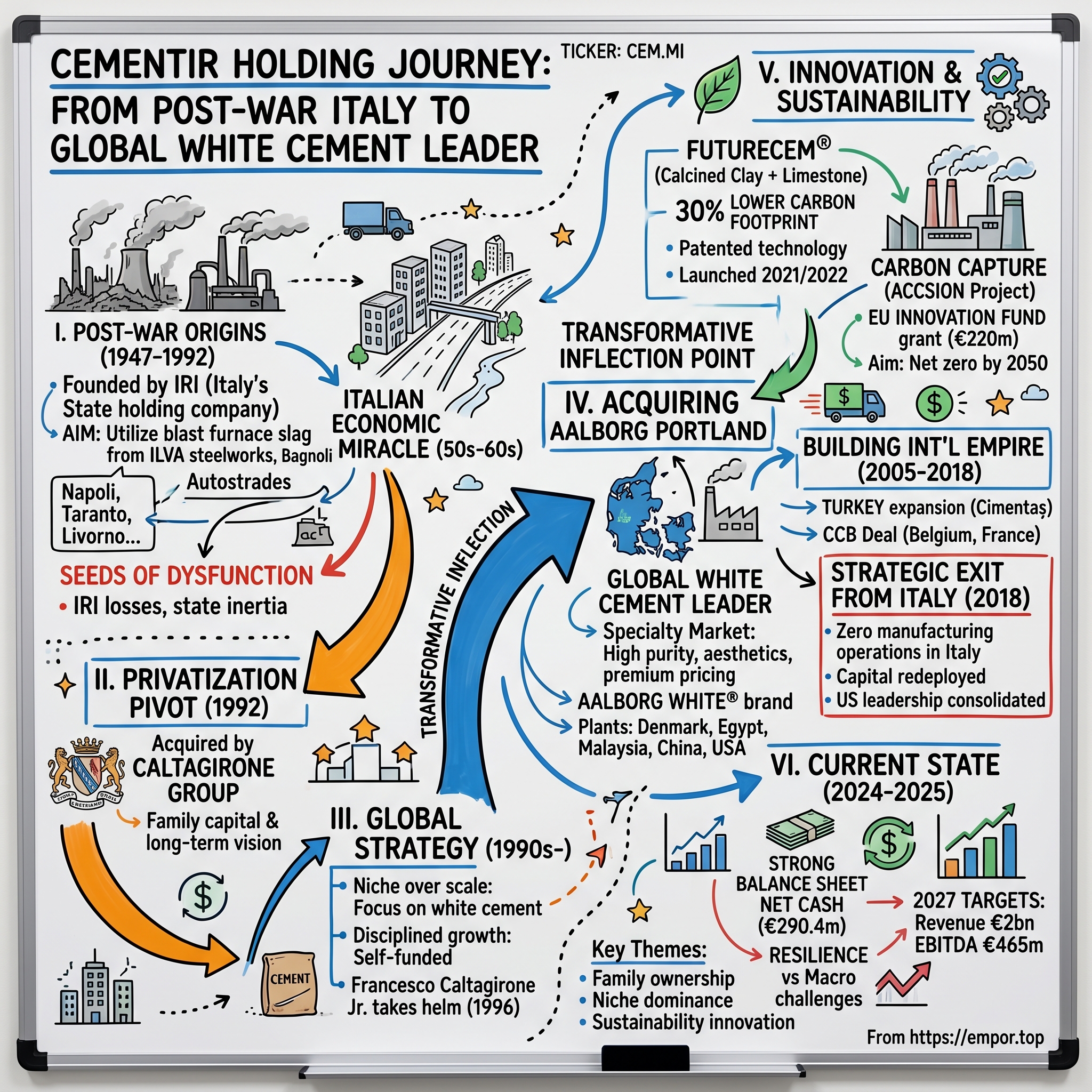 Cementir visual story map