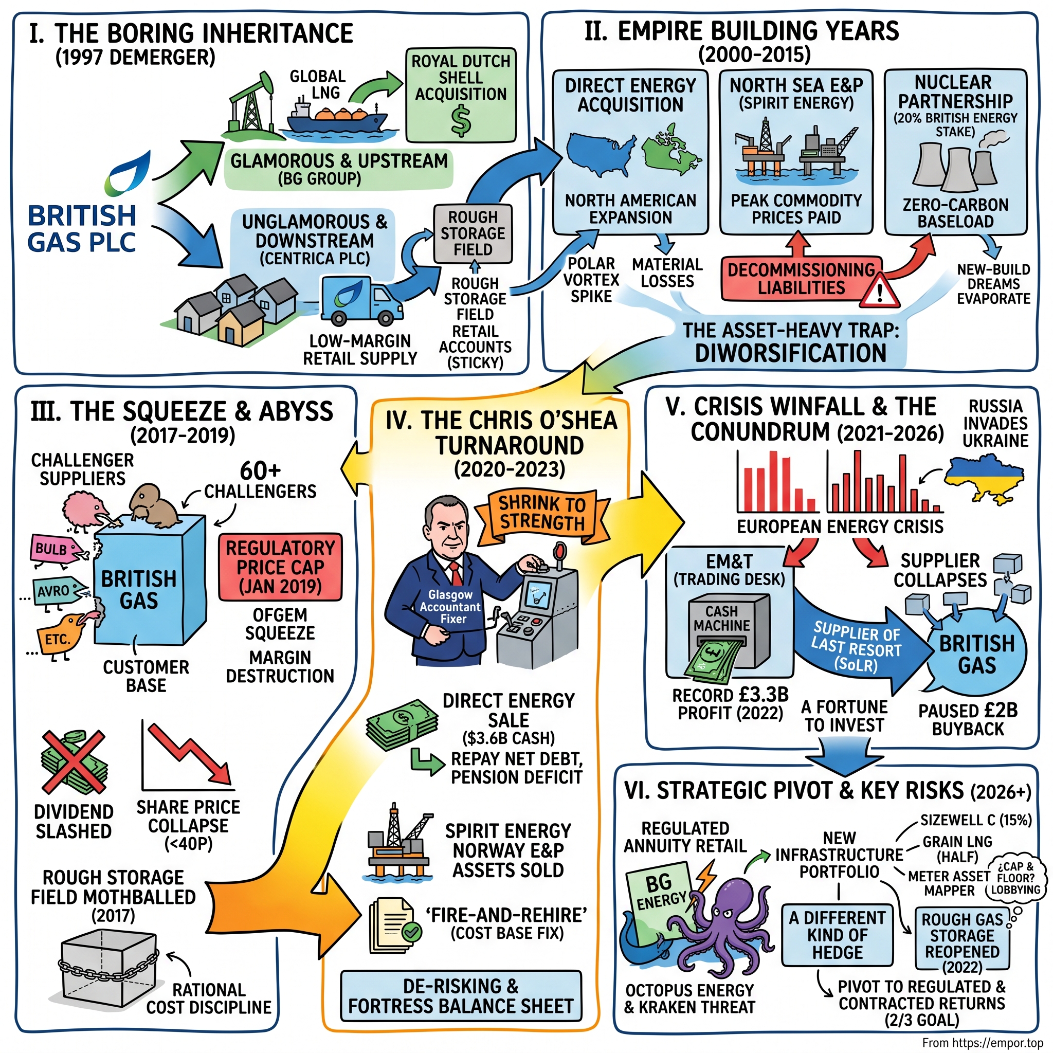 Centrica plc visual story map
