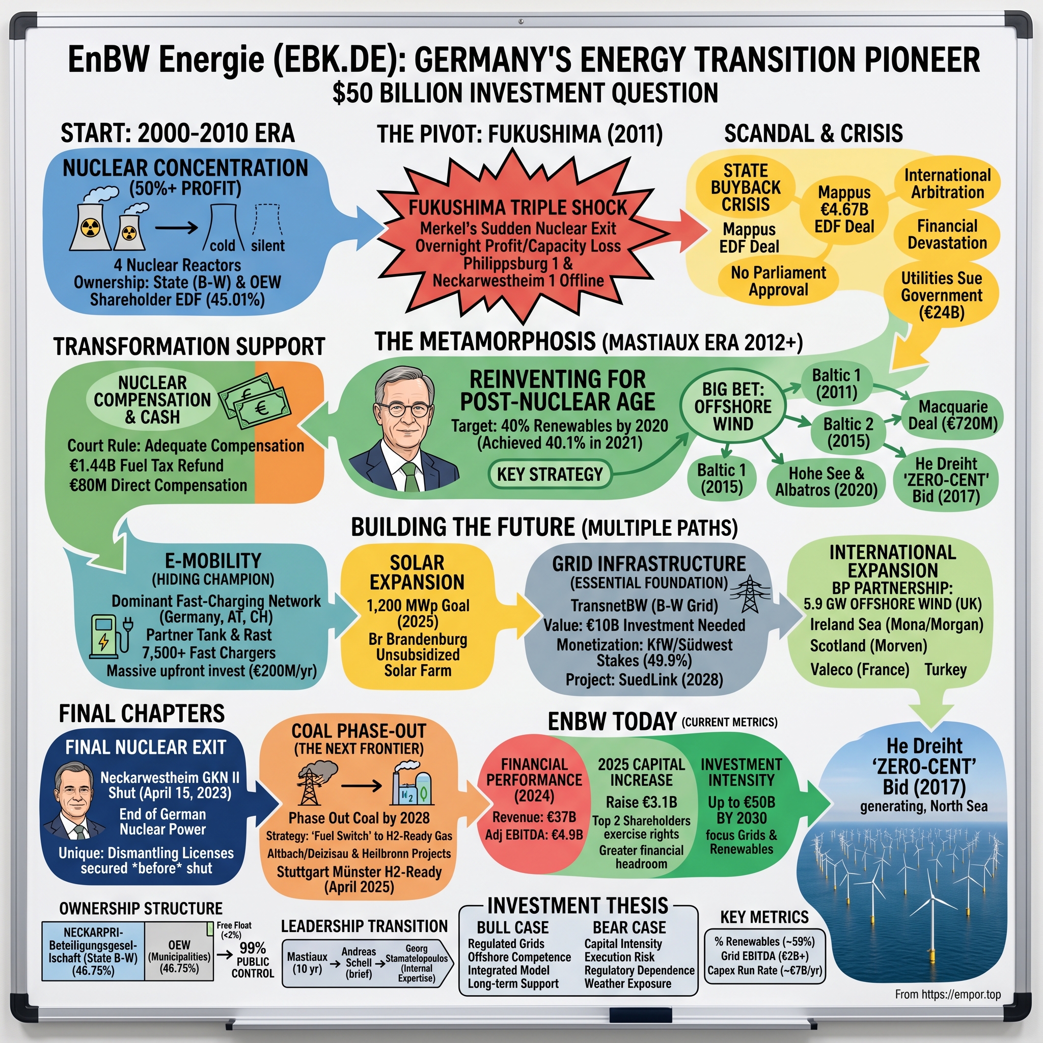 EnBW Energie visual story map