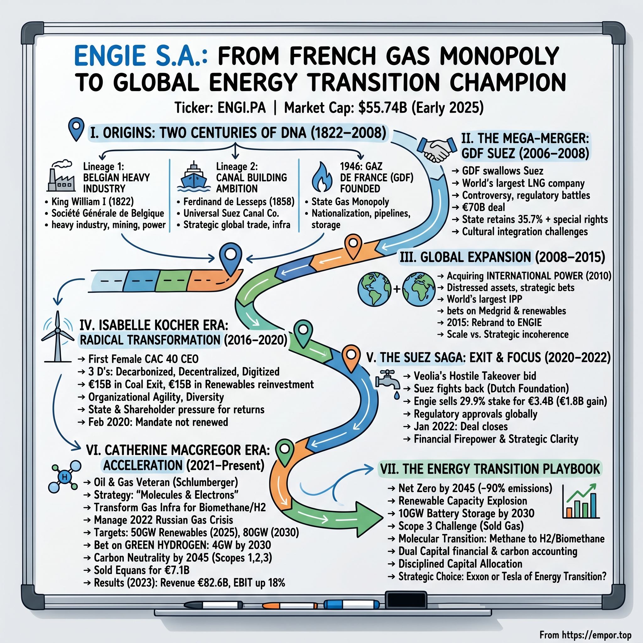 ENGIE S.A. visual story map