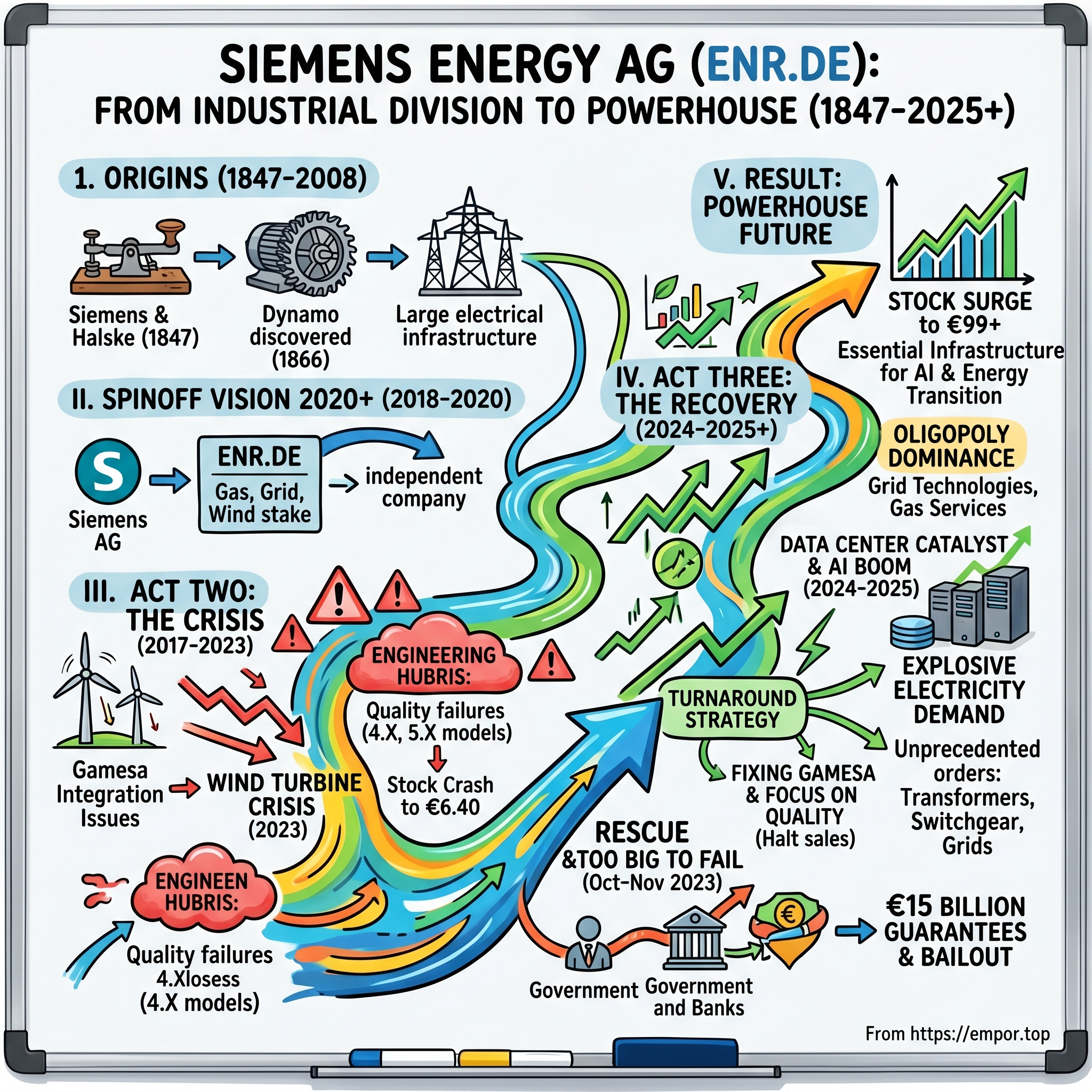 Siemens Energy AG visual story map