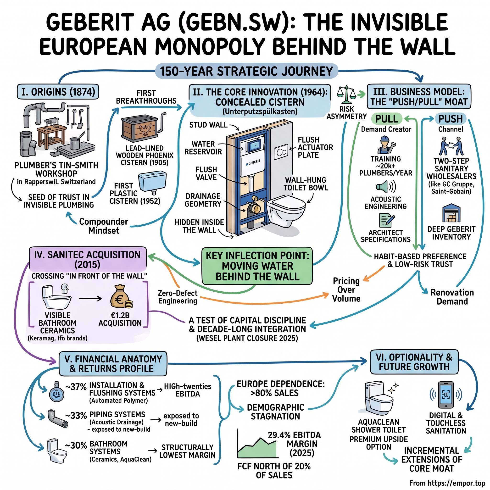 Geberit AG visual story map