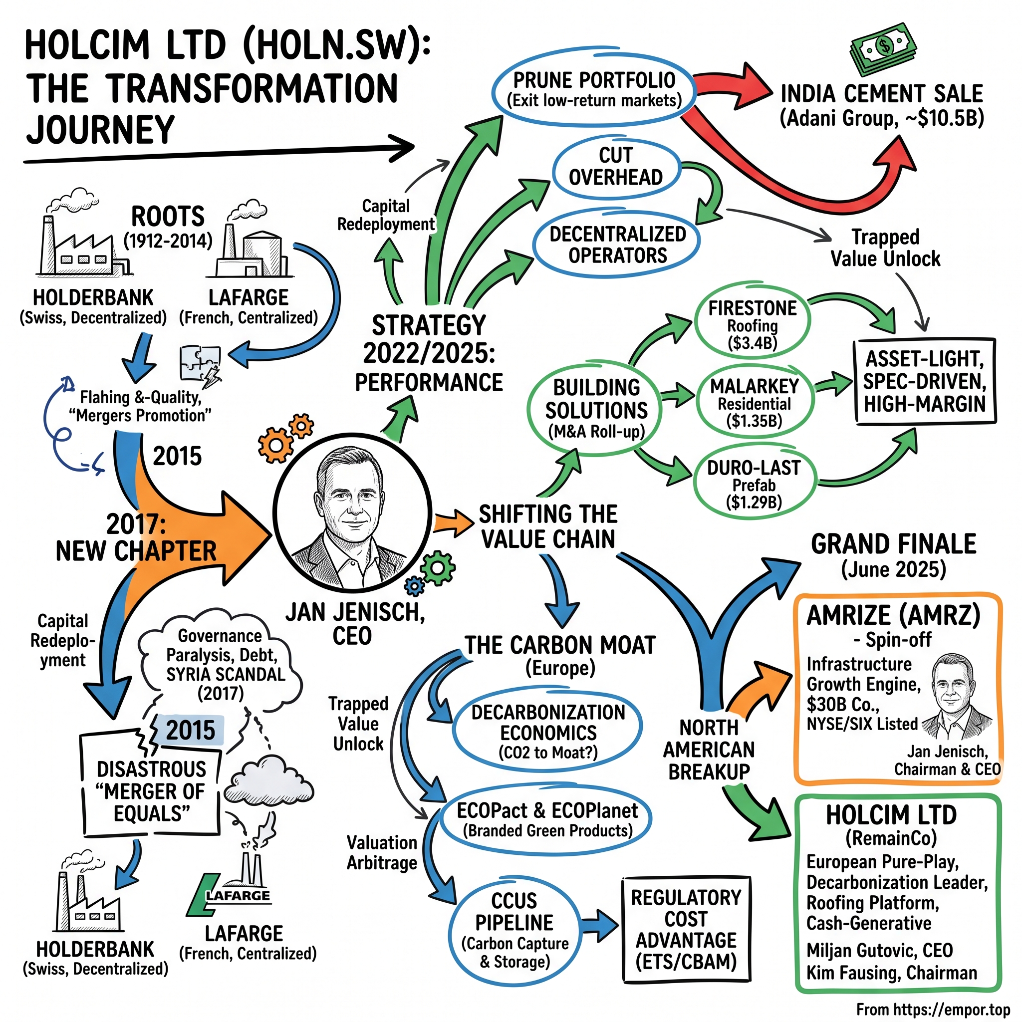 Holcim Ltd visual story map
