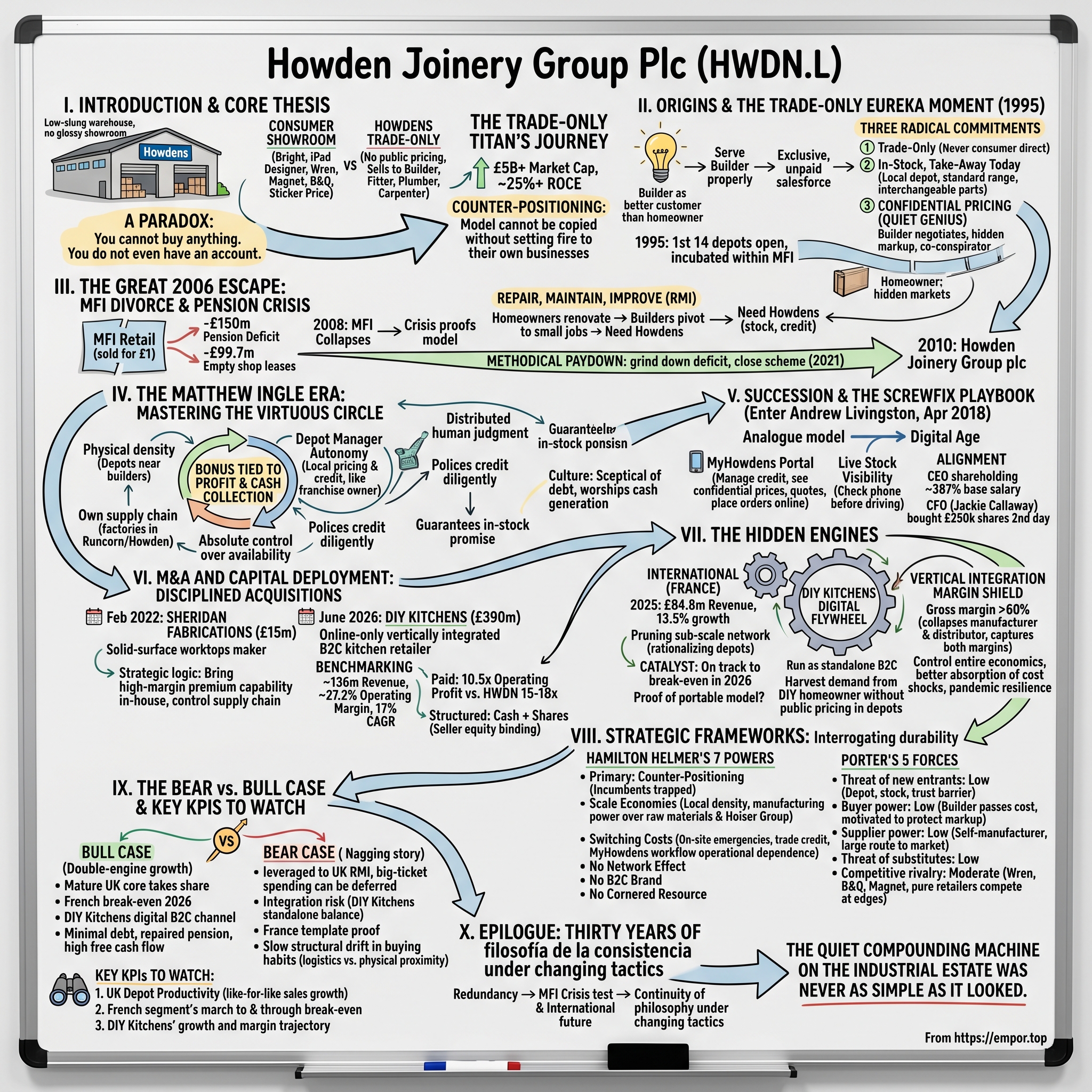 Howden Joinery Group Plc visual story map