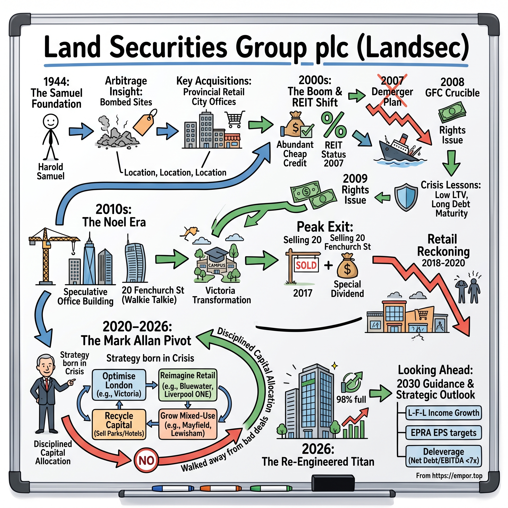 Land Securities Group plc visual story map