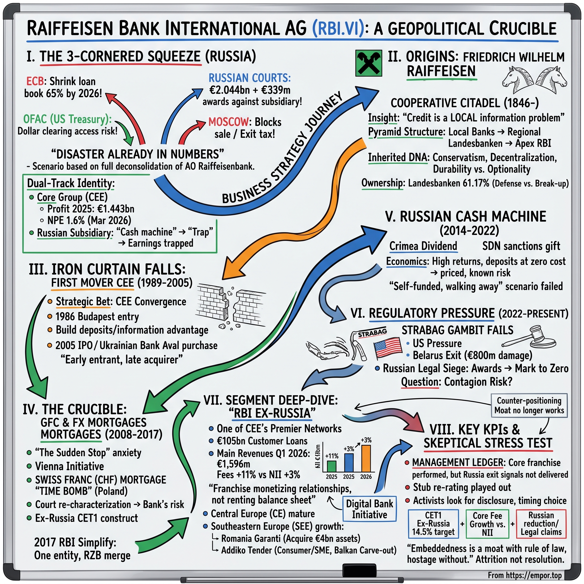Raiffeisen Bank International AG visual story map
