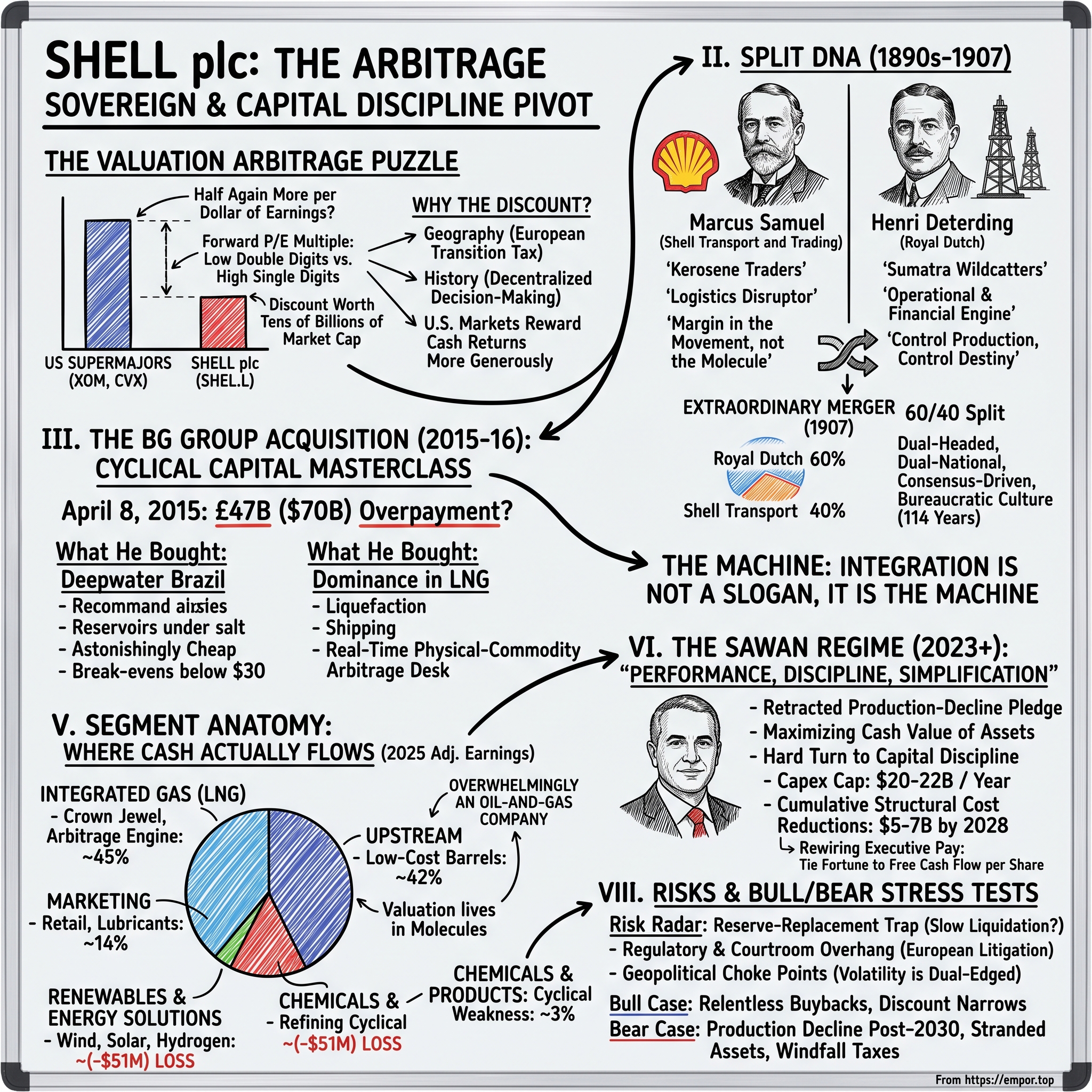 Shell plc visual story map