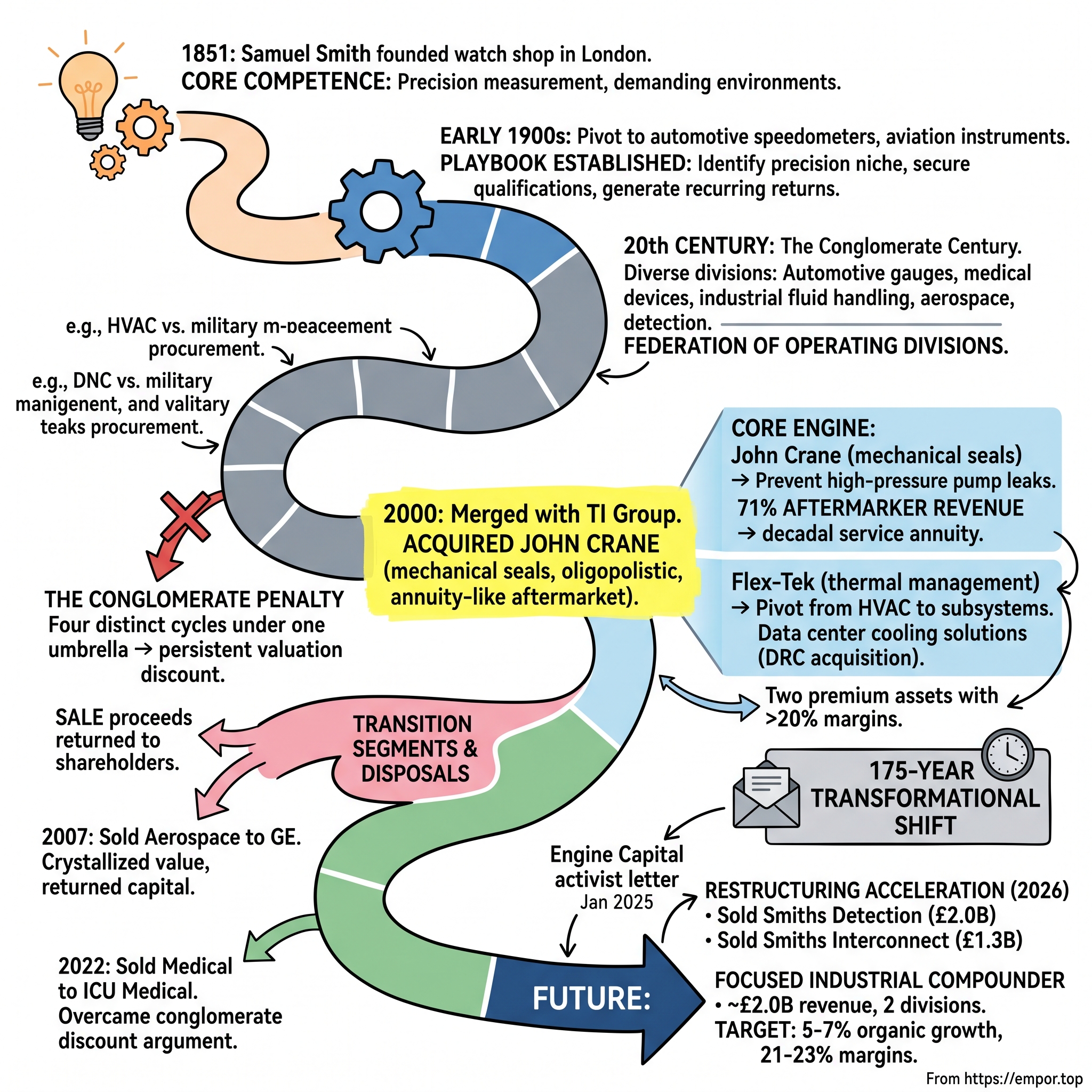 Smiths Group plc visual story map