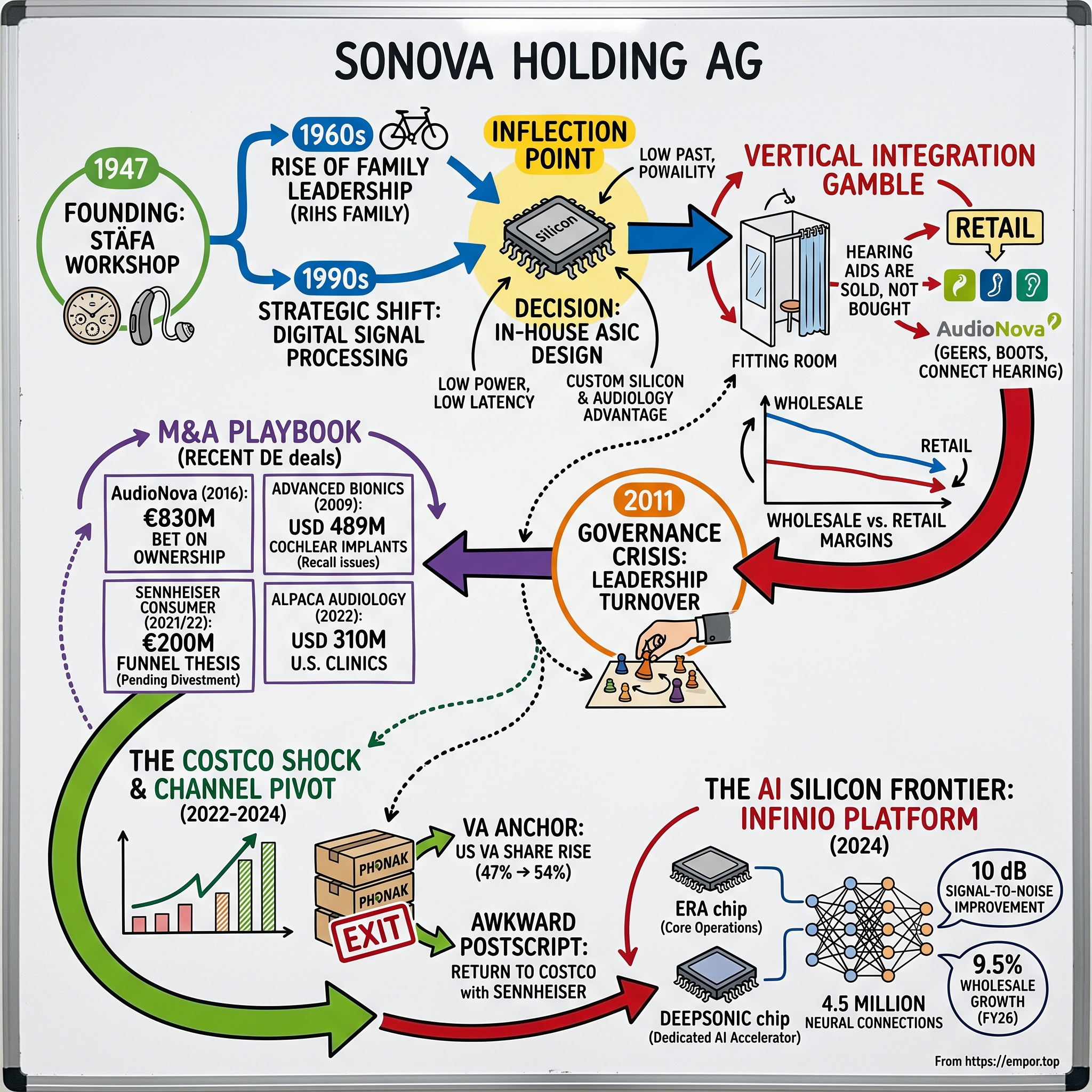 Sonova Holding AG visual story map