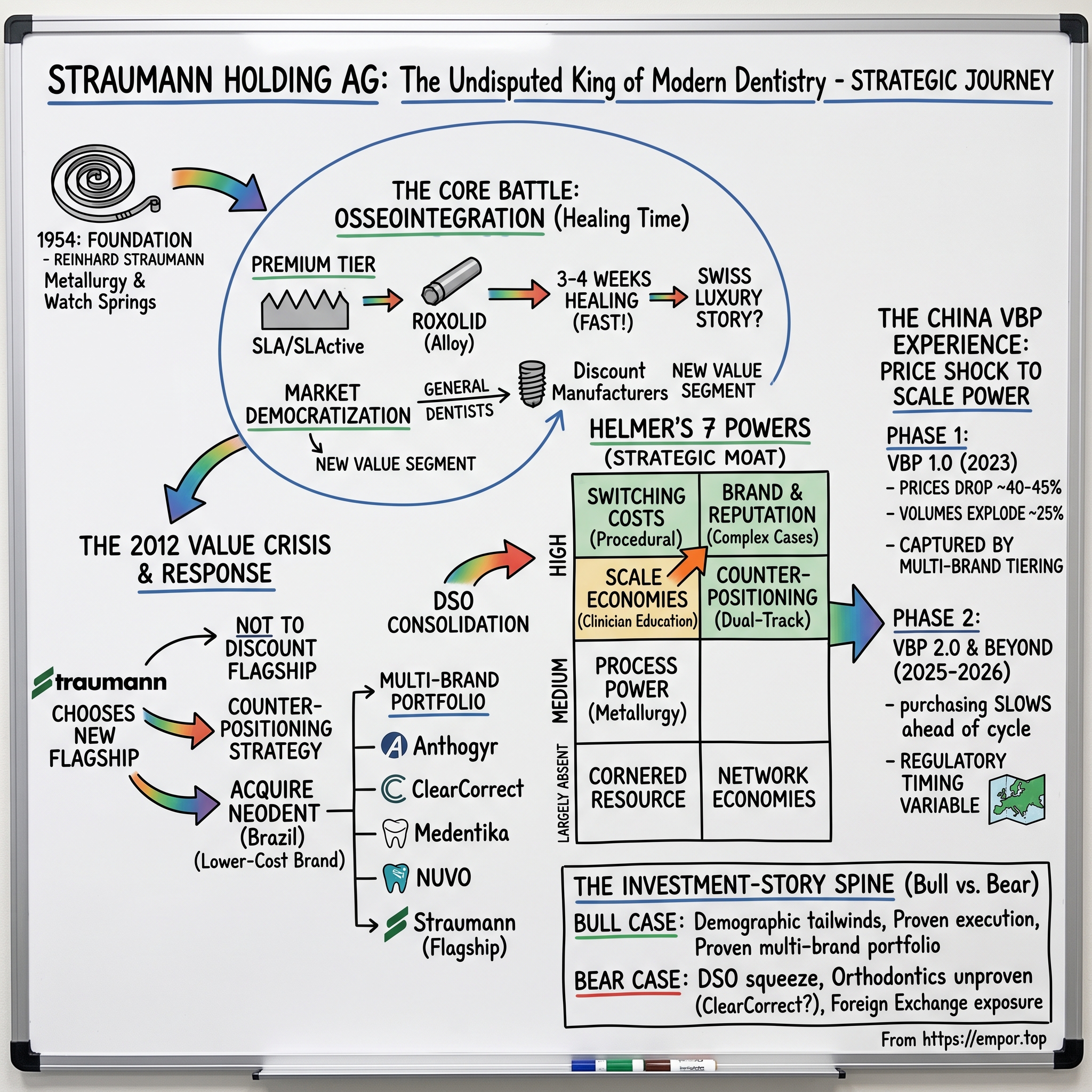 Straumann Holding AG visual story map