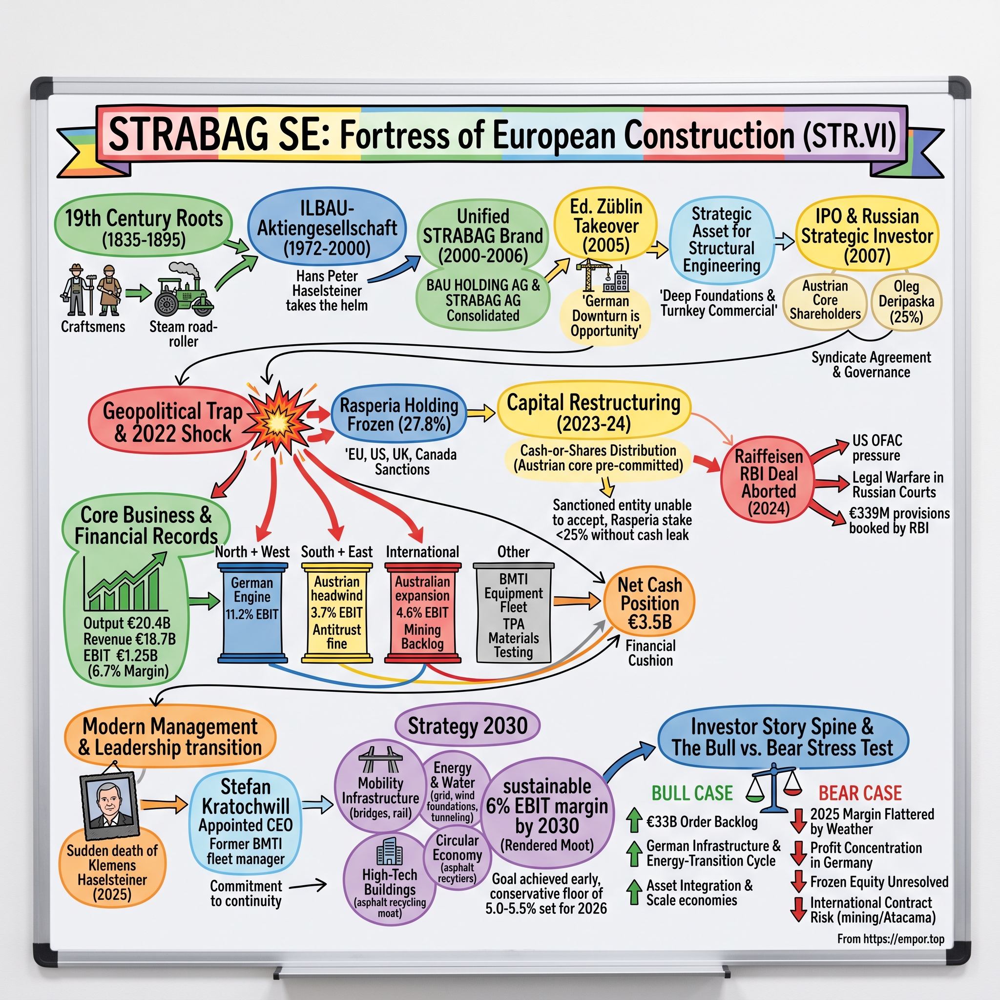 Strabag SE visual story map