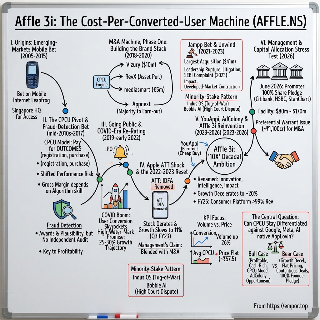 Affle (India) visual story map