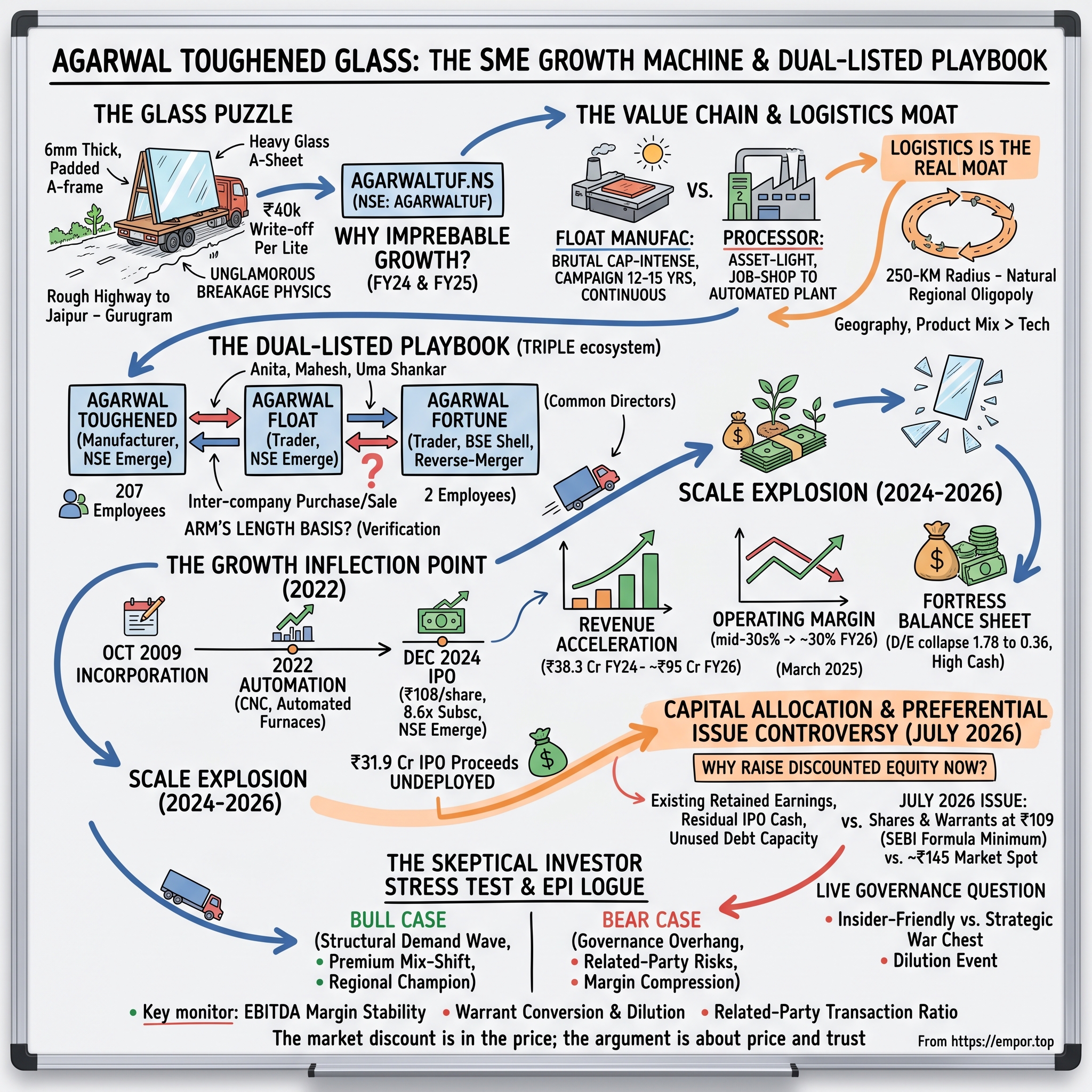 Agarwal Toughened Glass India Ltd visual story map